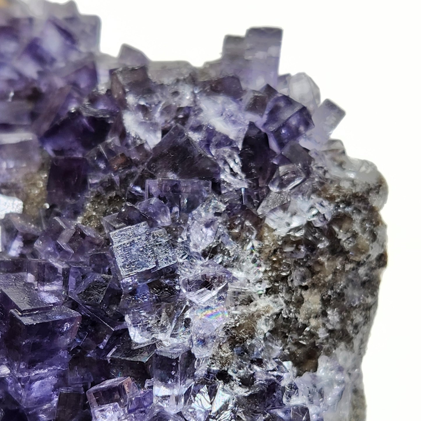 Spanish purple cubic fluorite