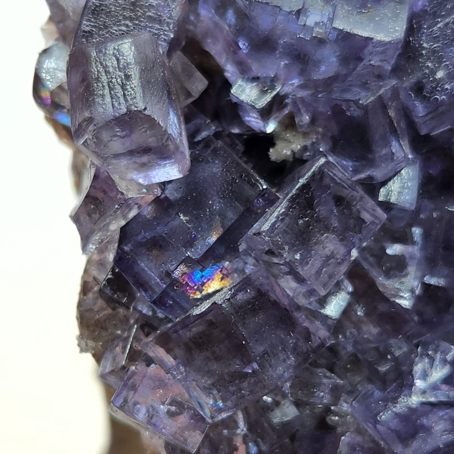 Spanish purple cubic fluorite