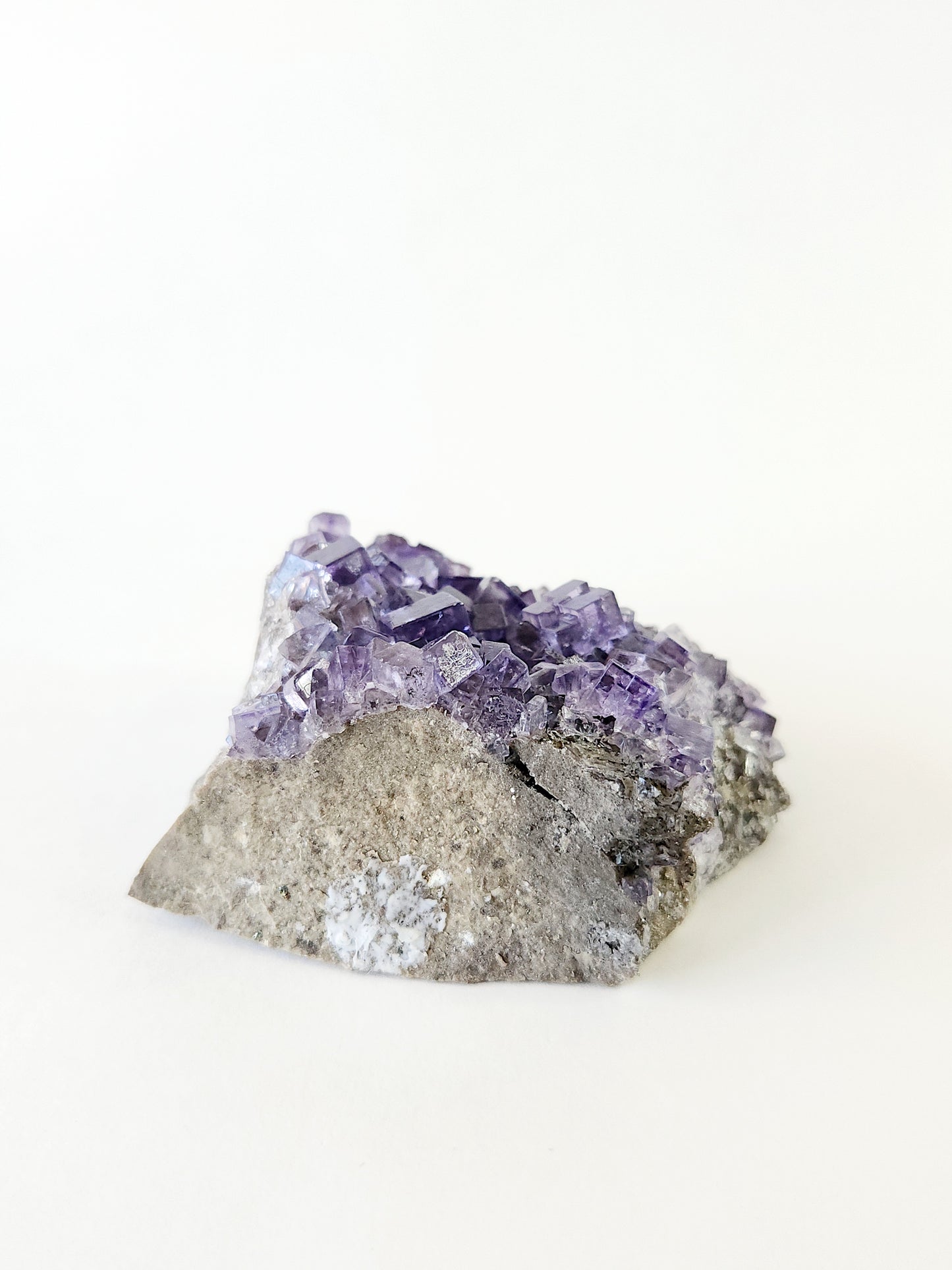 Spanish purple cubic fluorite
