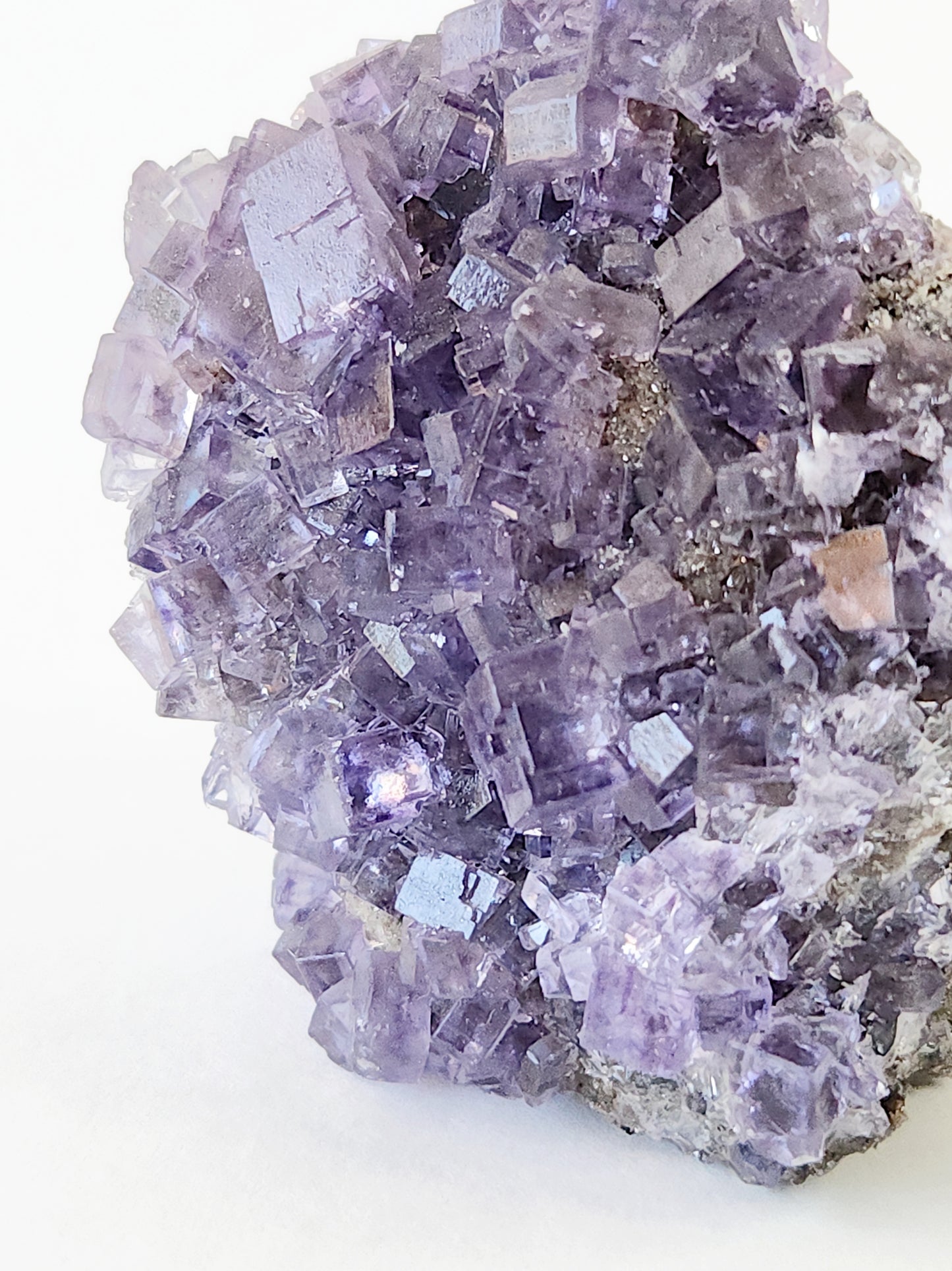 Spanish purple cubic fluorite