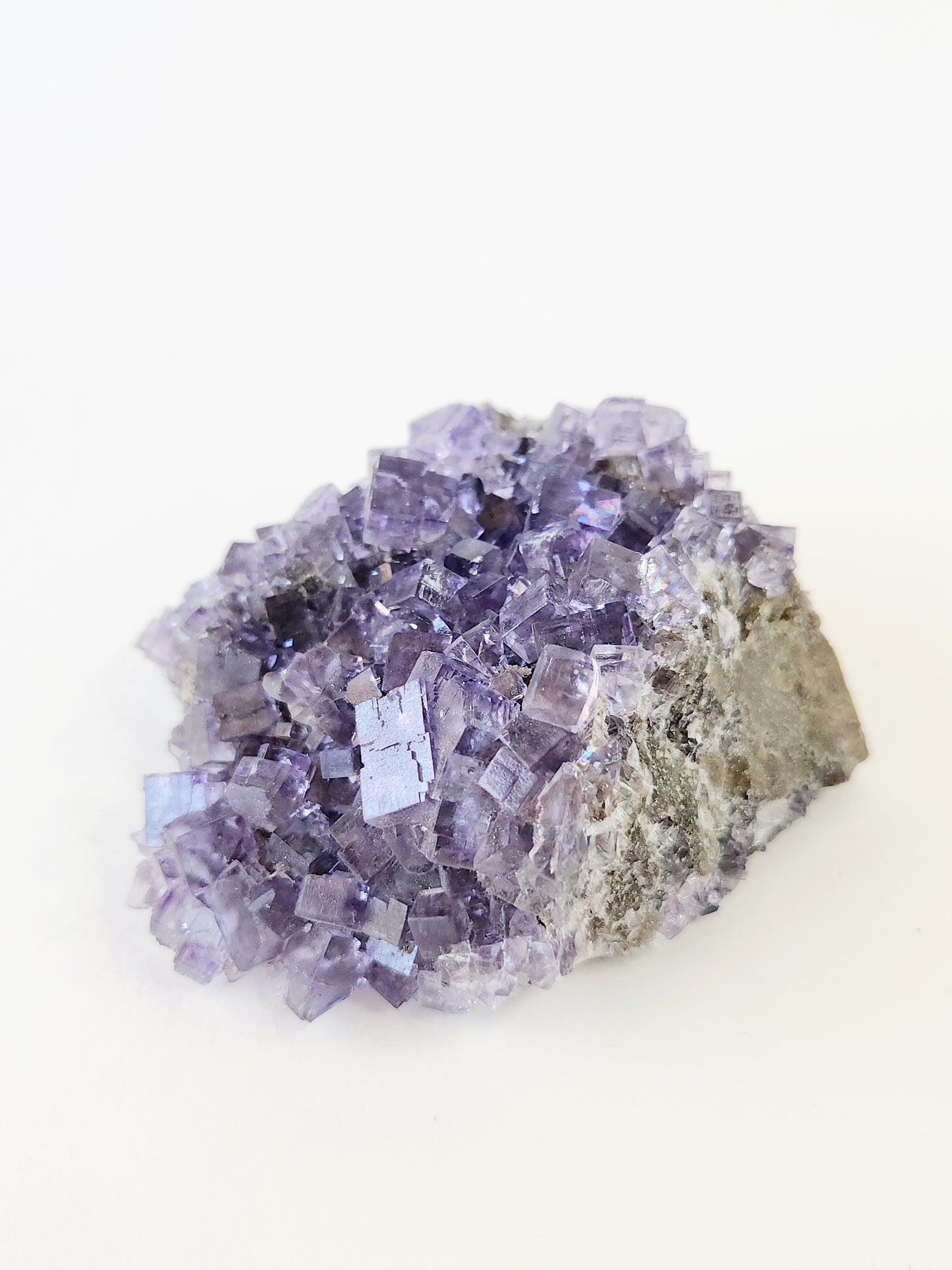 Spanish purple cubic fluorite