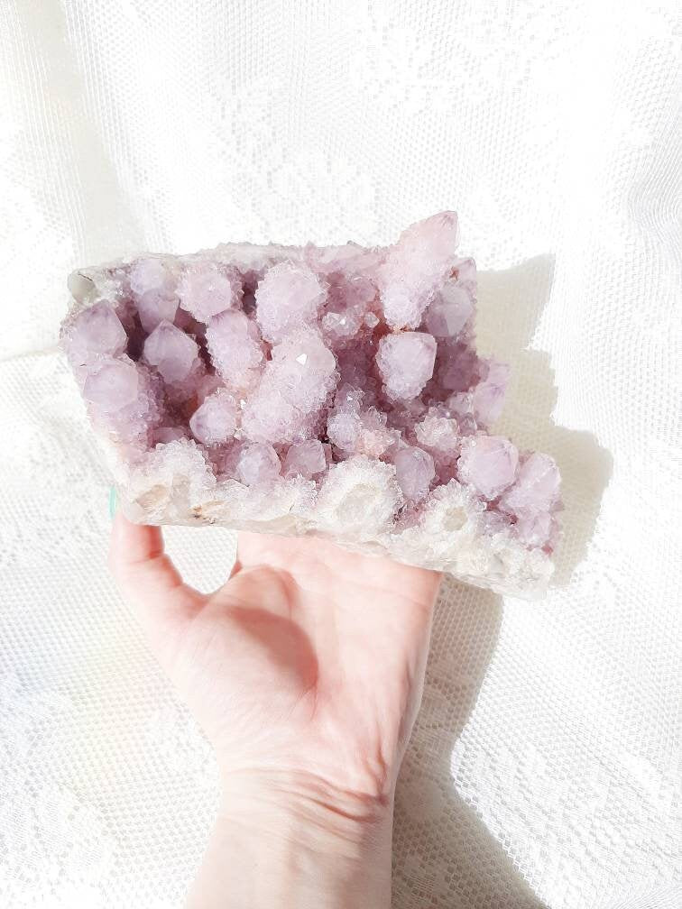 Extra large spirit quartz cluster