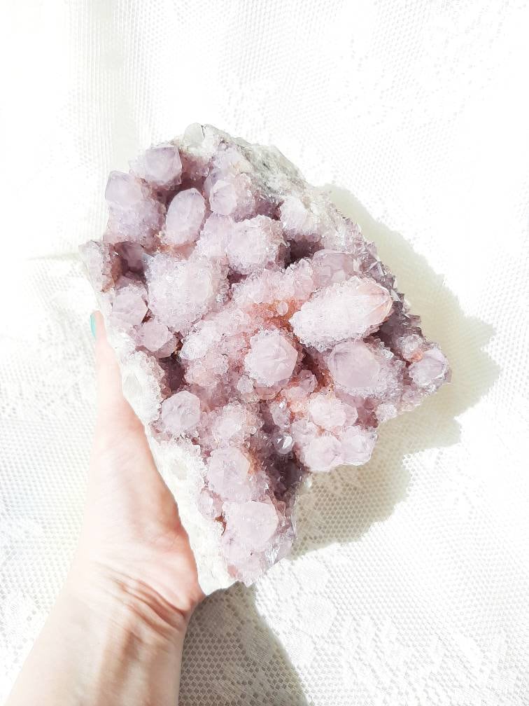Extra large spirit quartz cluster
