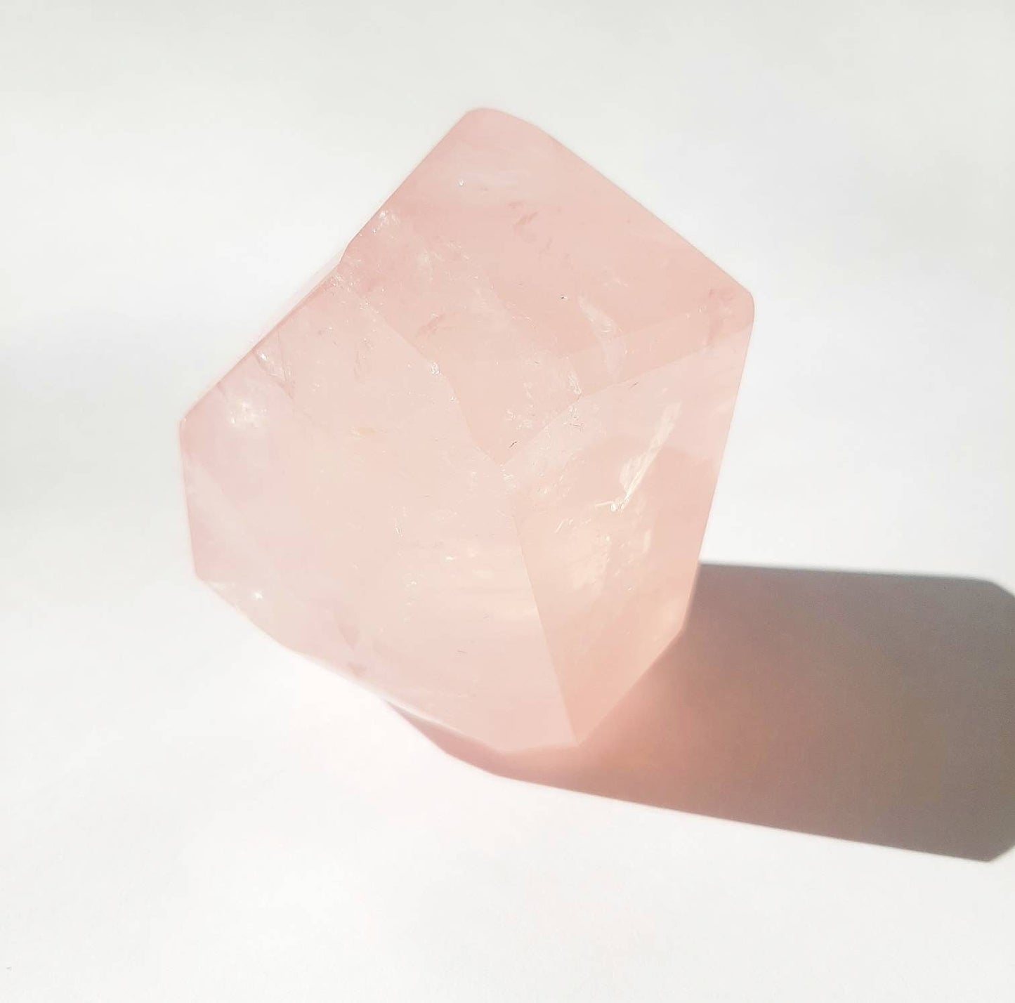 Rose quartz freeform