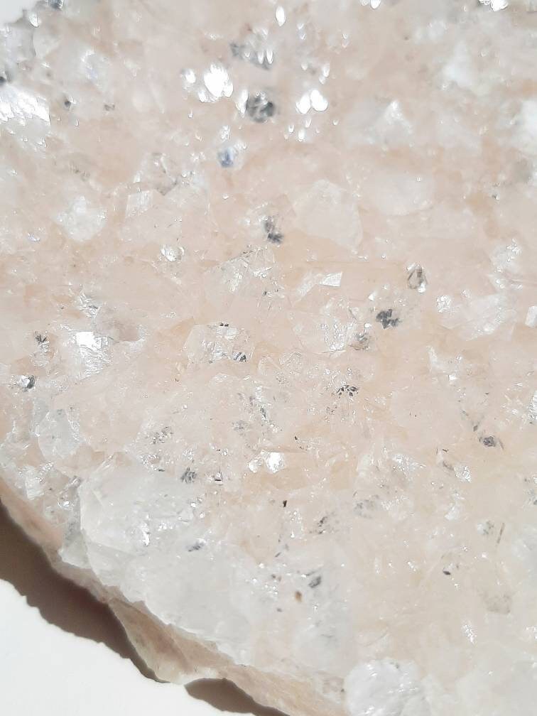 Large and sparkly pink apophyllite cluster