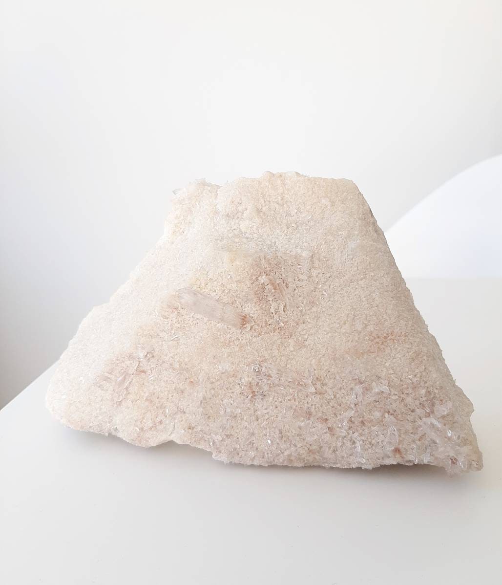 Pink himalayan quartz cluster
