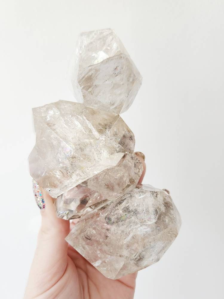 Herkimer diamond quartz formation