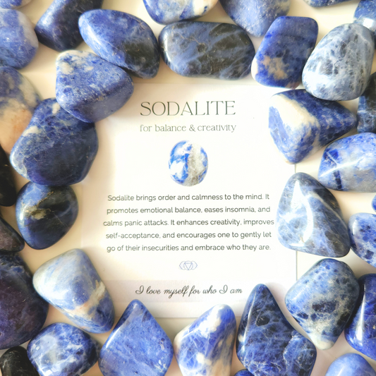 Sodalite tumble