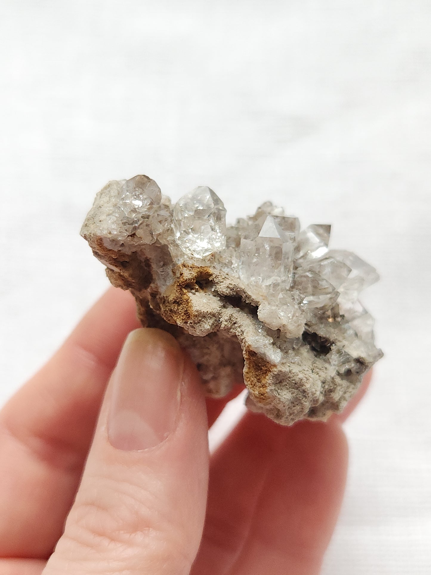 Herkimer diamonds in situ