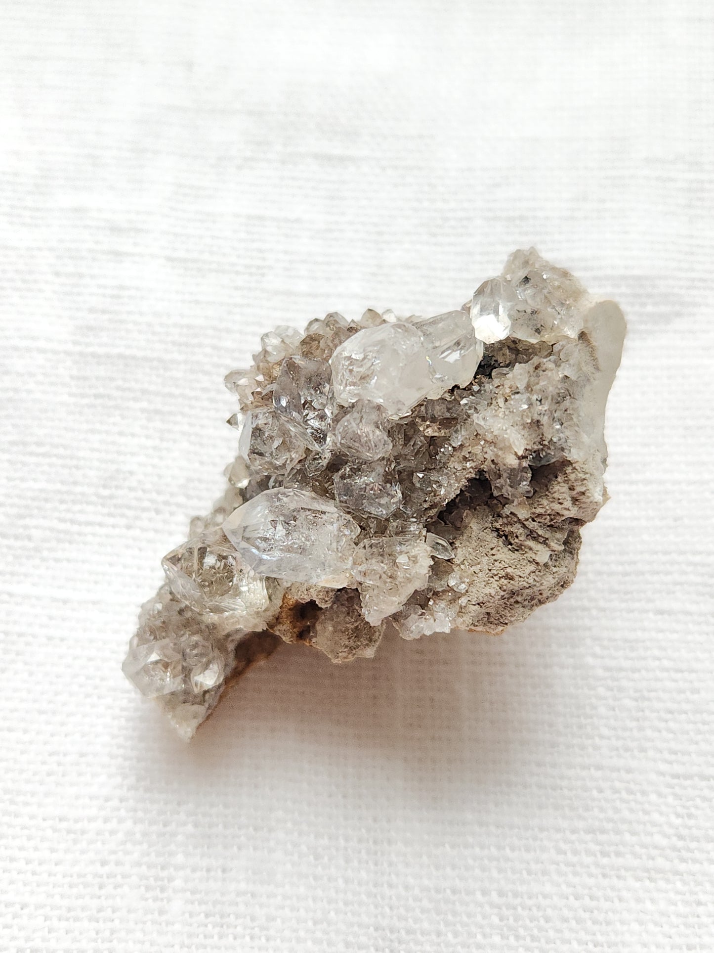 Herkimer diamonds in situ