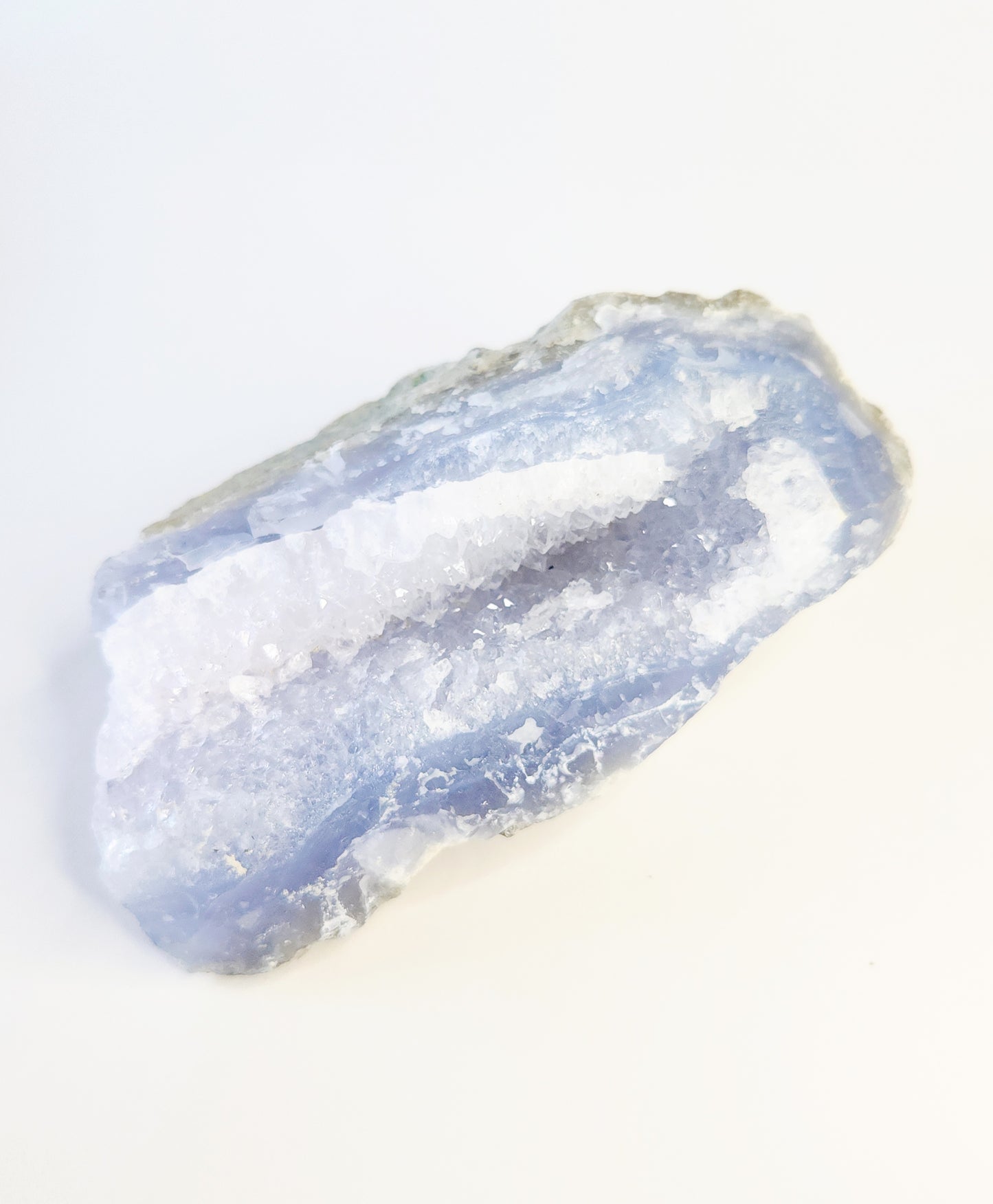 Crystalline blue lace agate