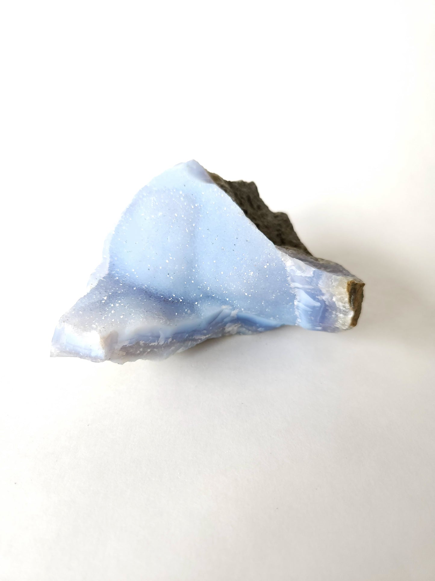 Puffy cloud blue lace agate