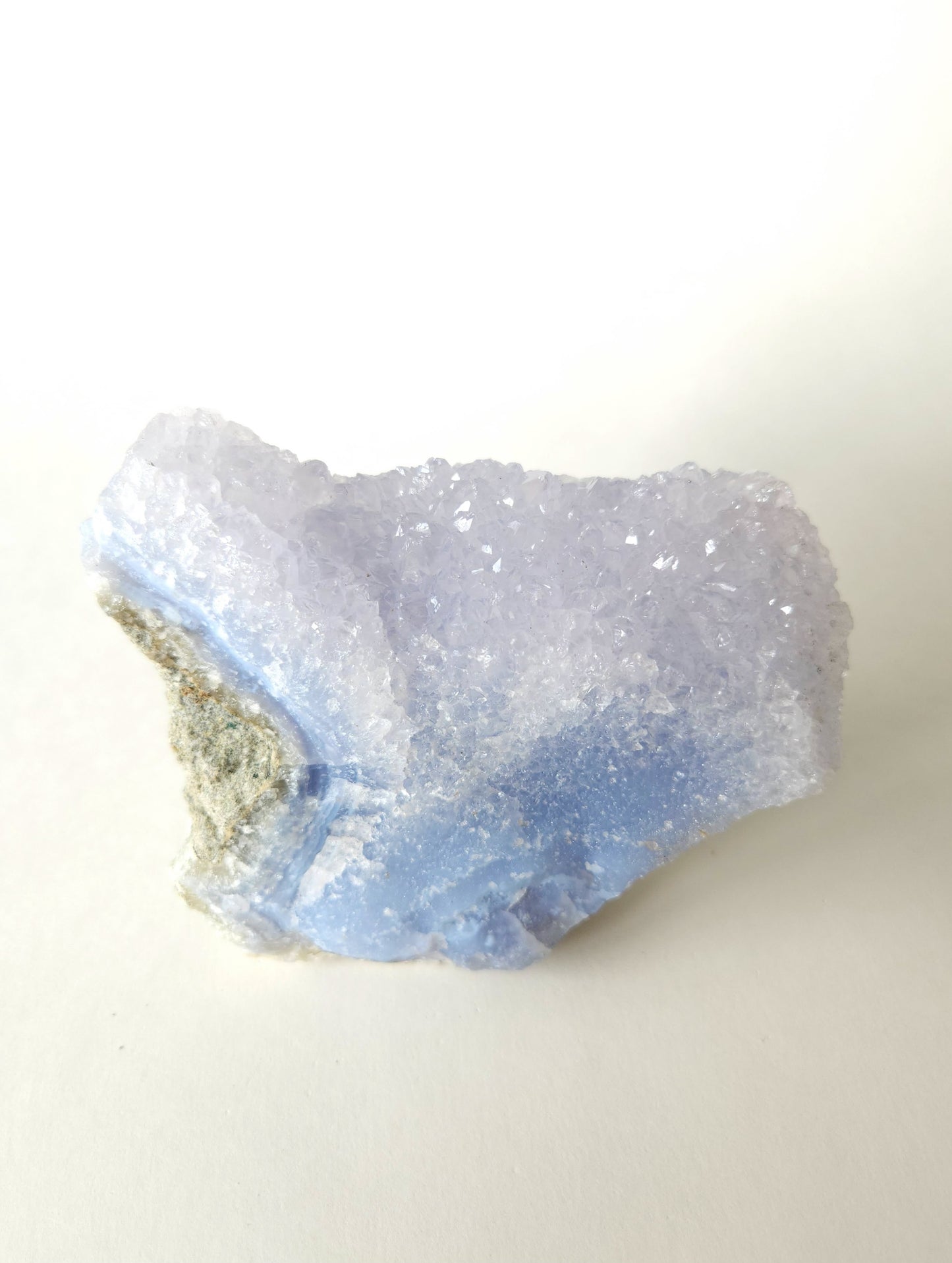 Crystalline blue lace agate