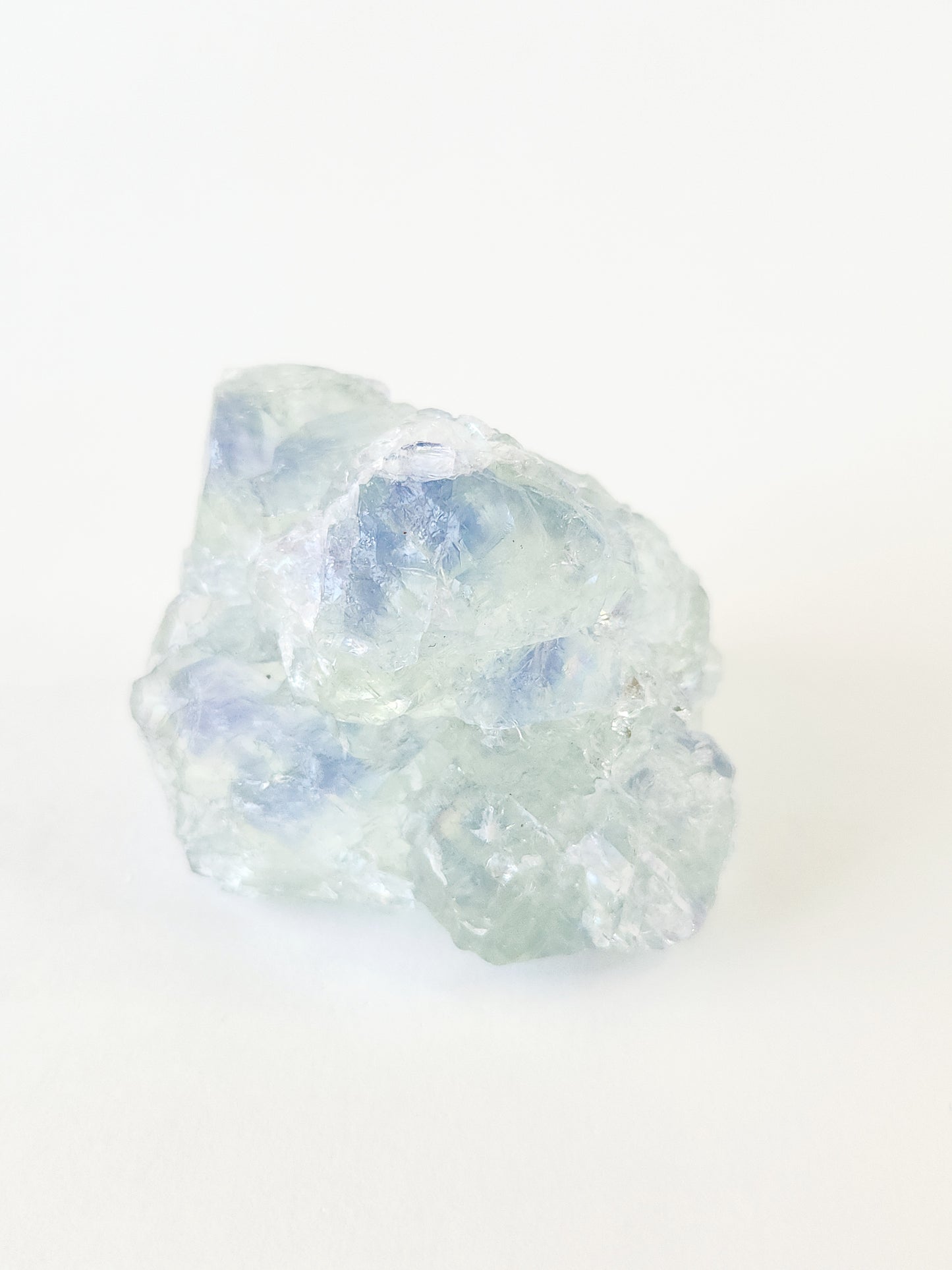 Glassy etched blue & green fluorite