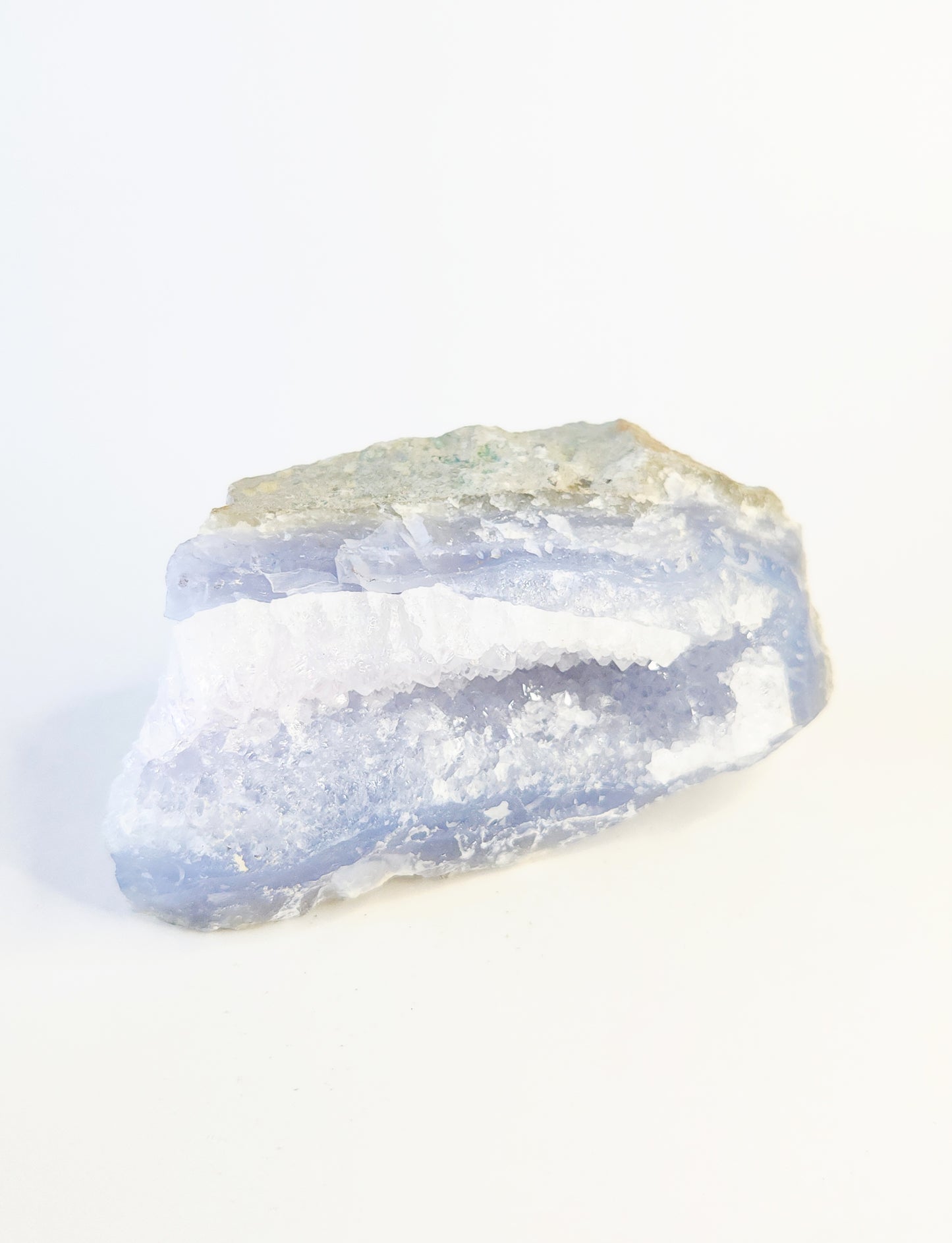 Crystalline blue lace agate