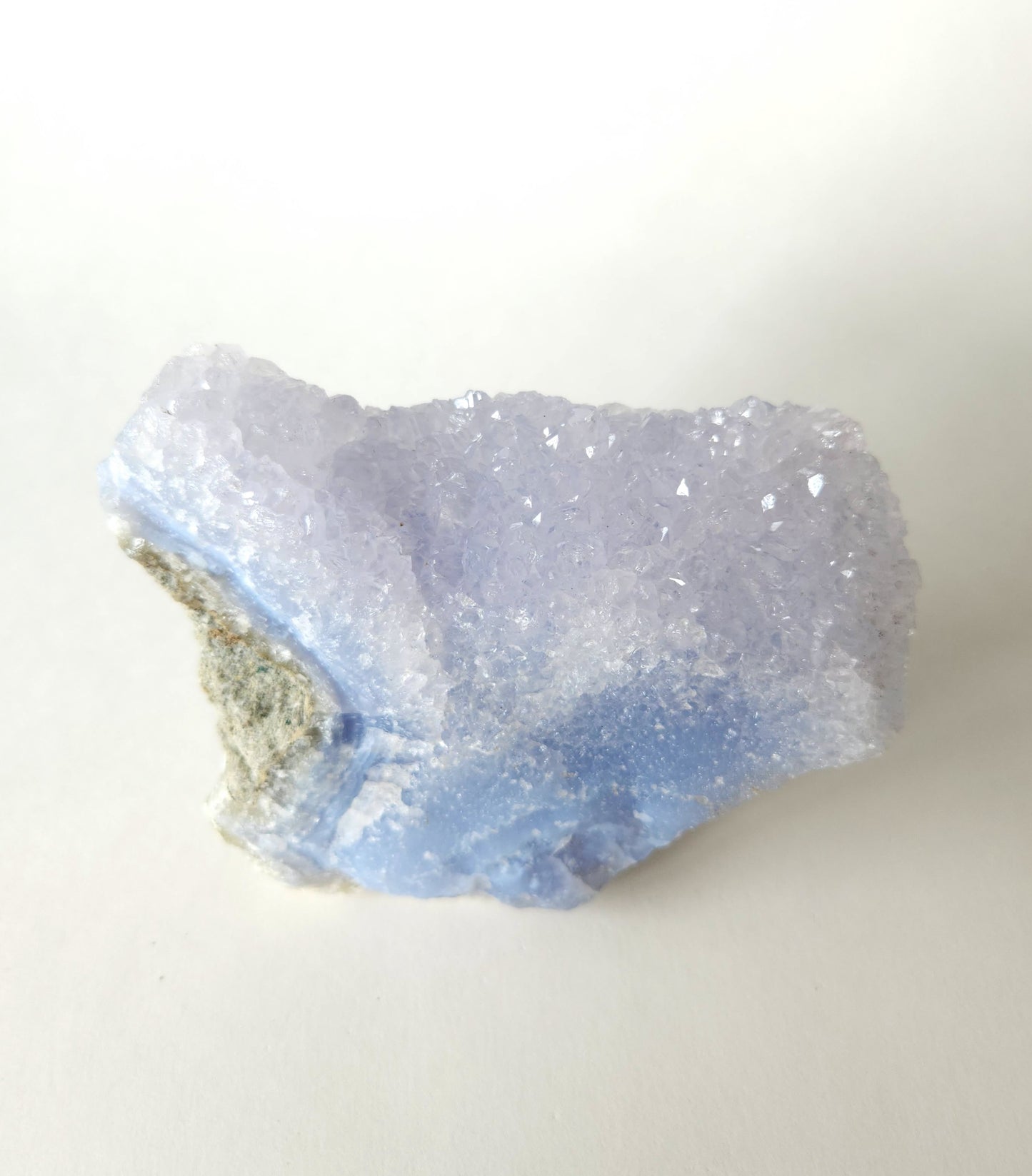 Crystalline blue lace agate