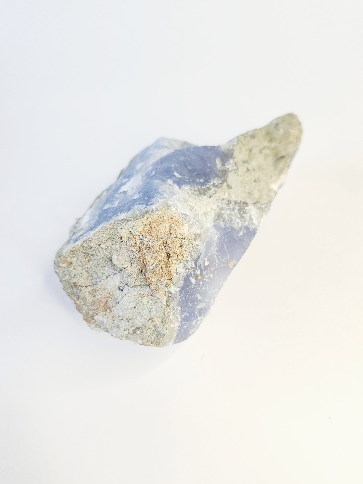 Crystalline blue lace agate