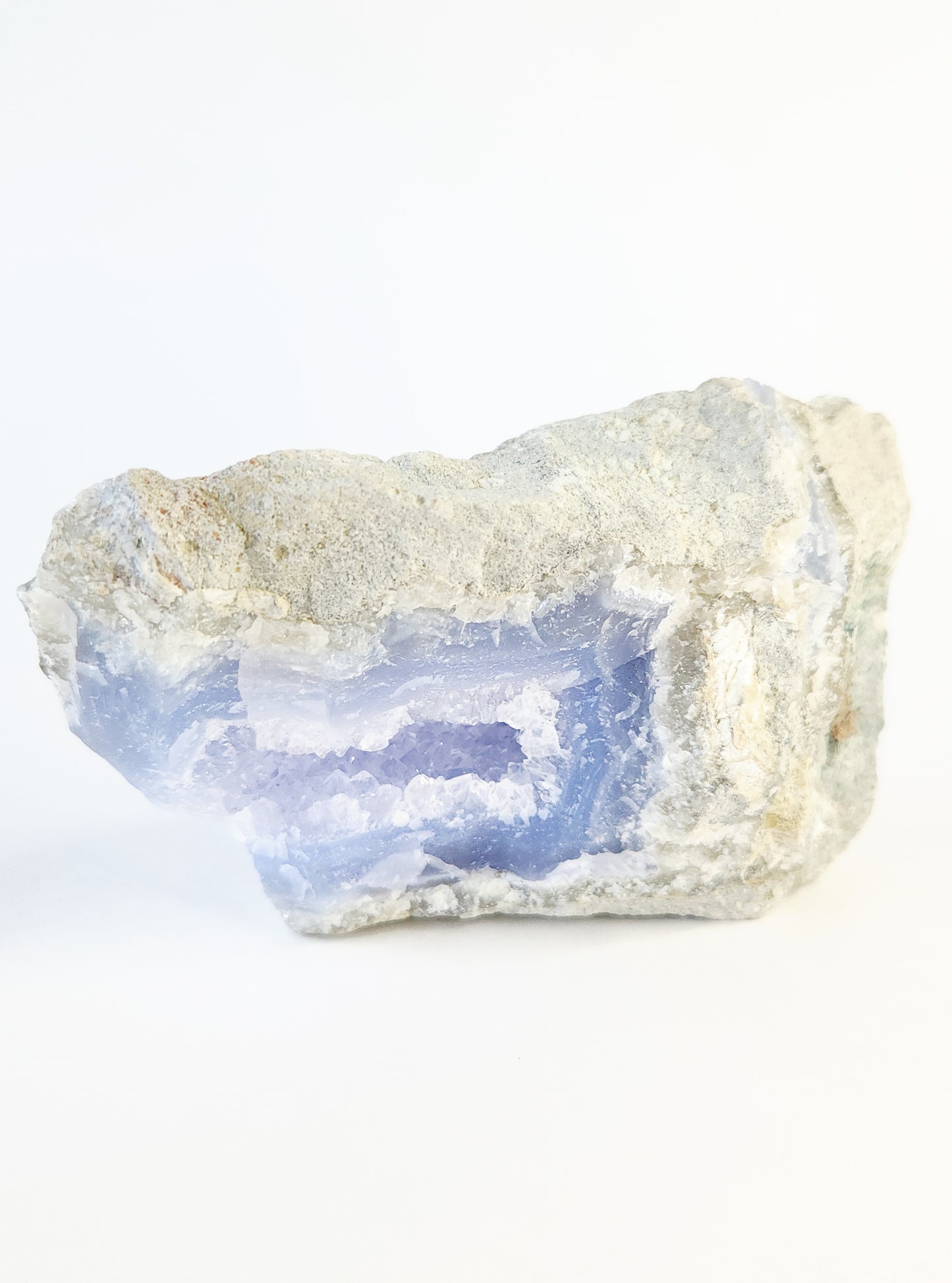 Deep blue lace agate portal