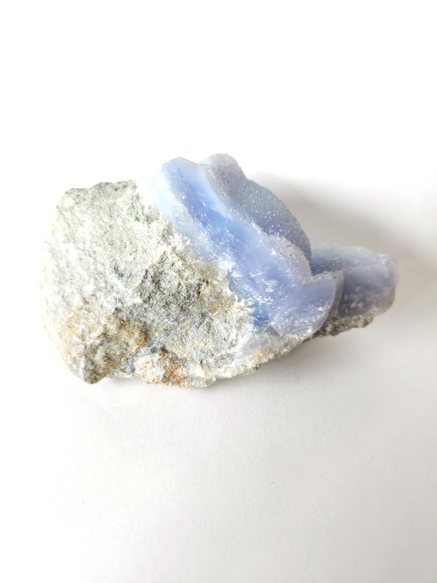 Puffy cloud blue lace agate