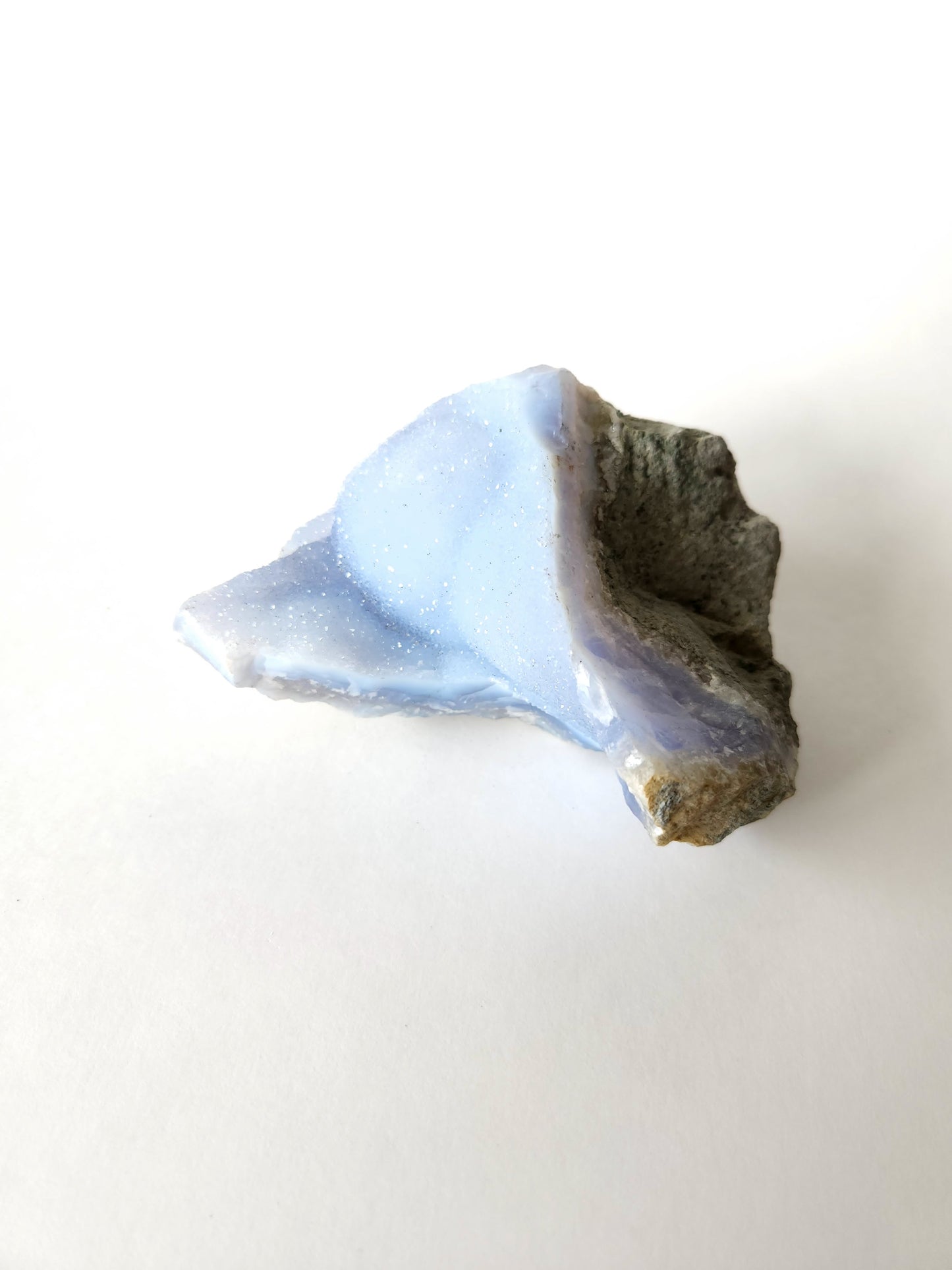 Puffy cloud blue lace agate