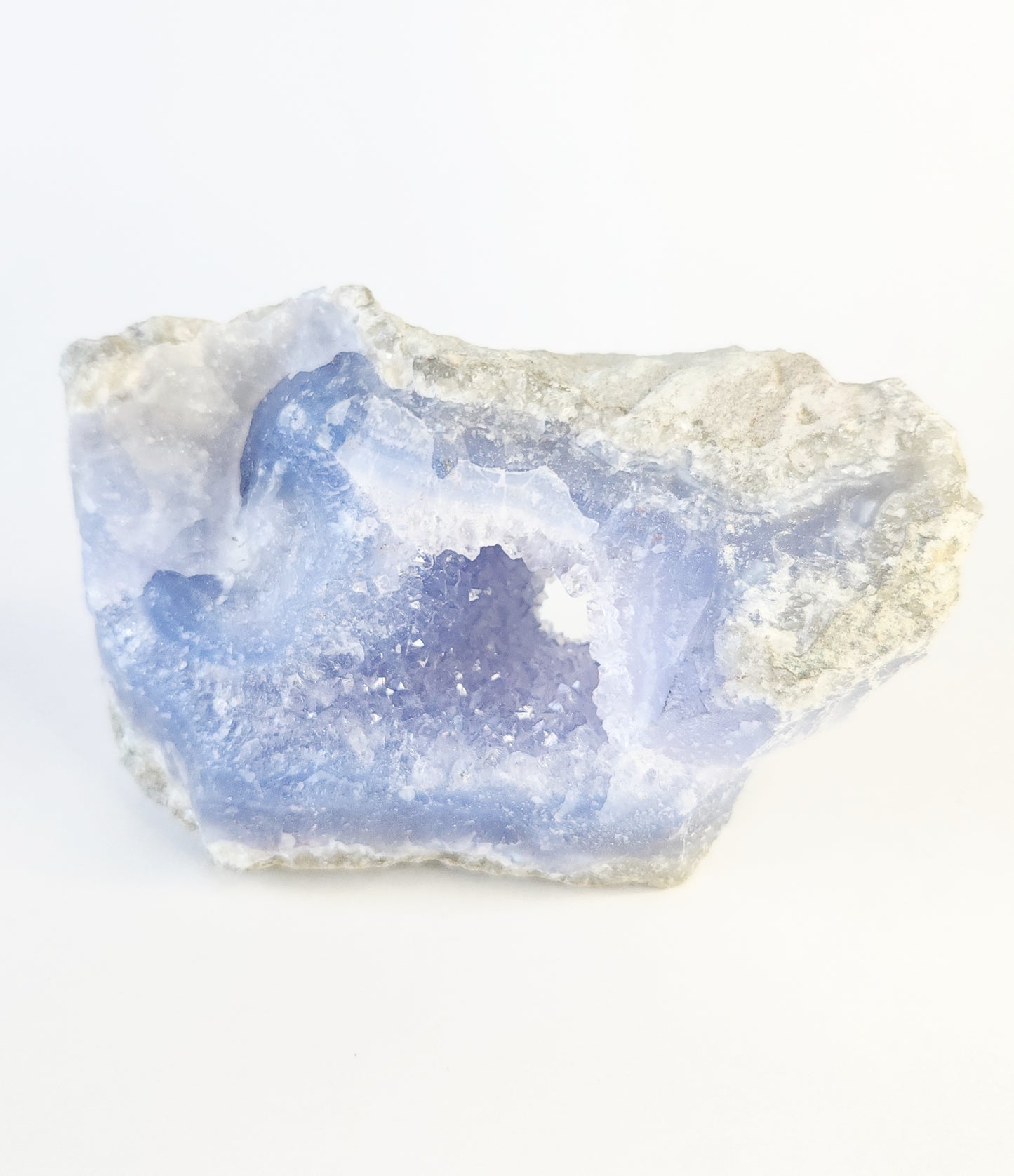 Deep blue lace agate portal