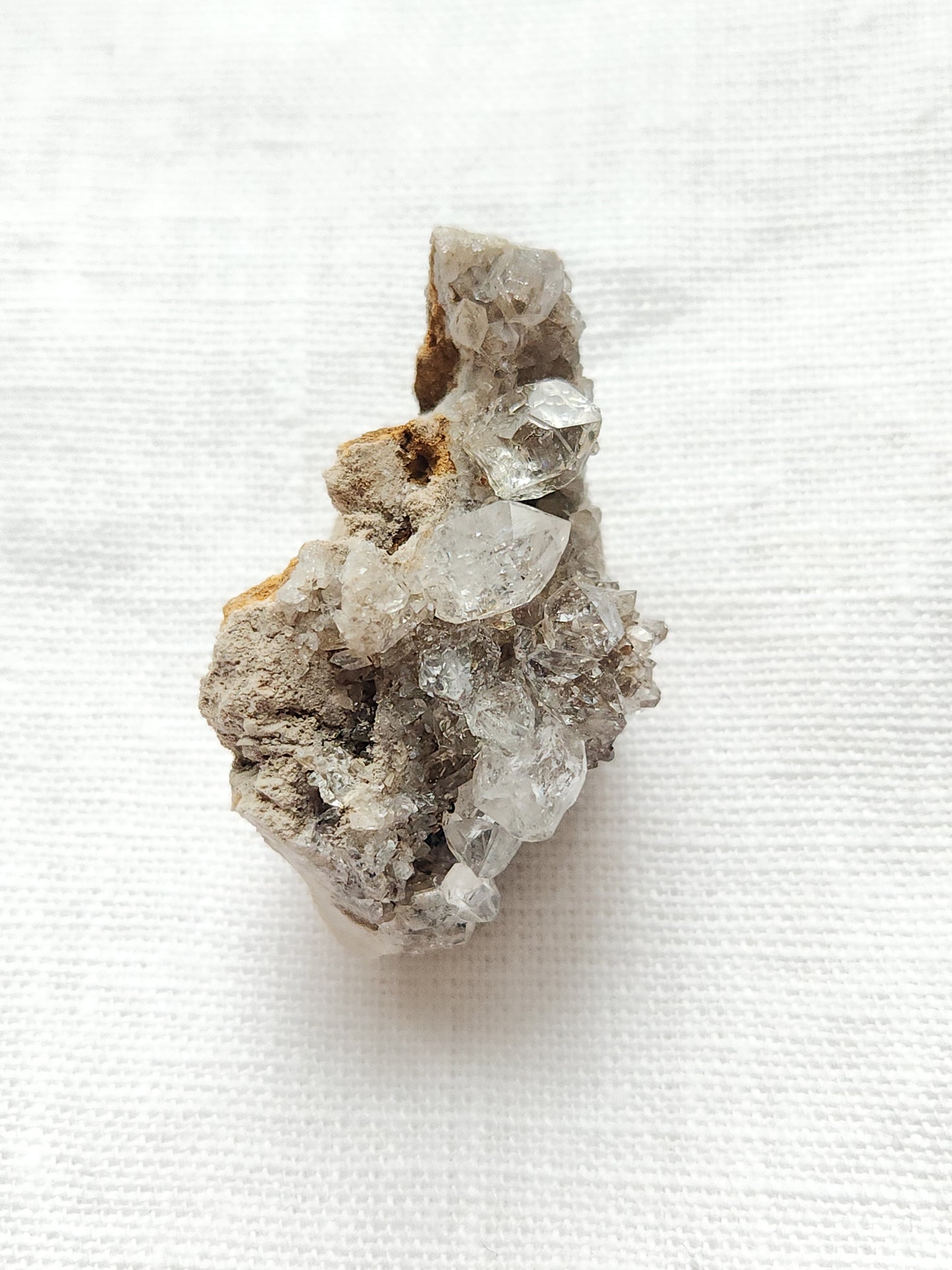 Herkimer diamonds in situ