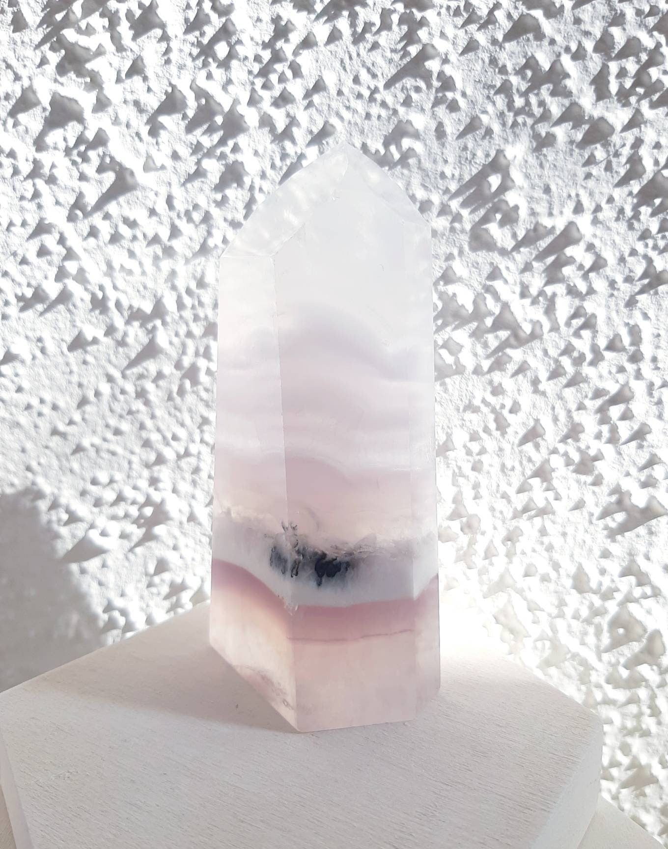 Lavender fluorite tower