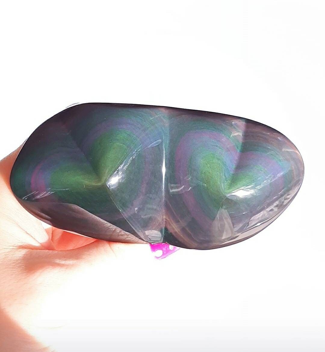 Rainbow obsidian sweethearts