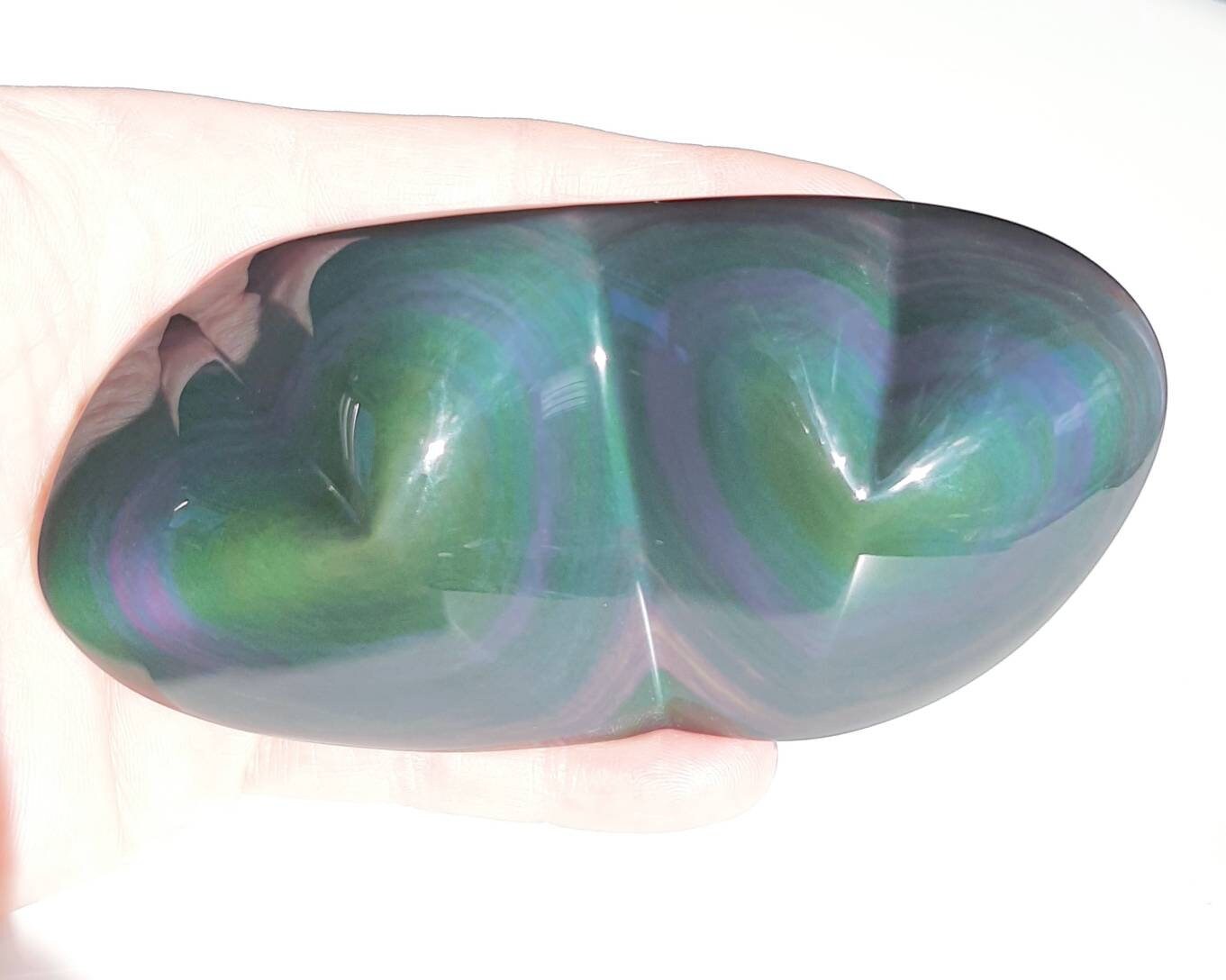 Rainbow obsidian sweethearts