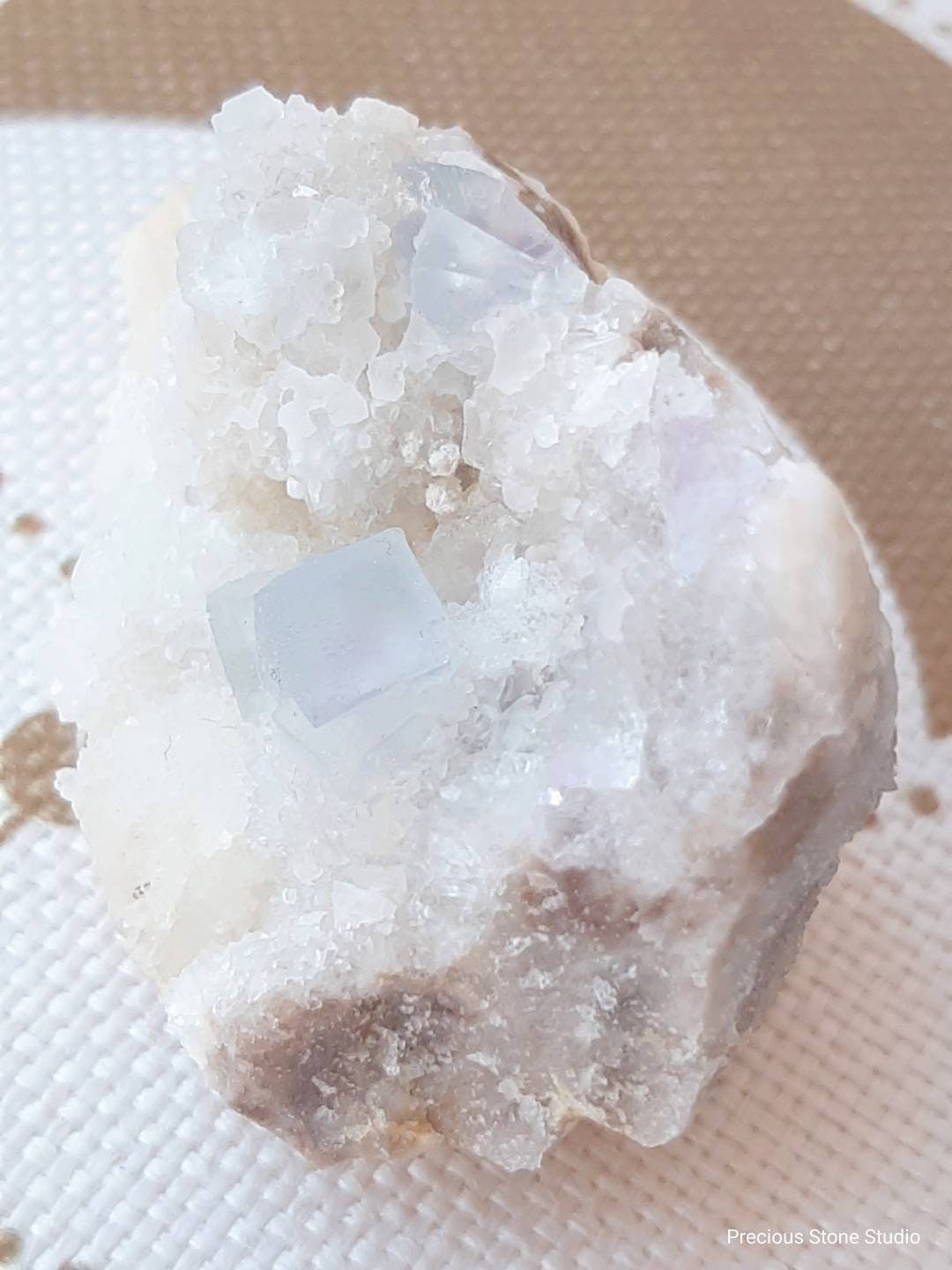 Fluorite crystal cluster