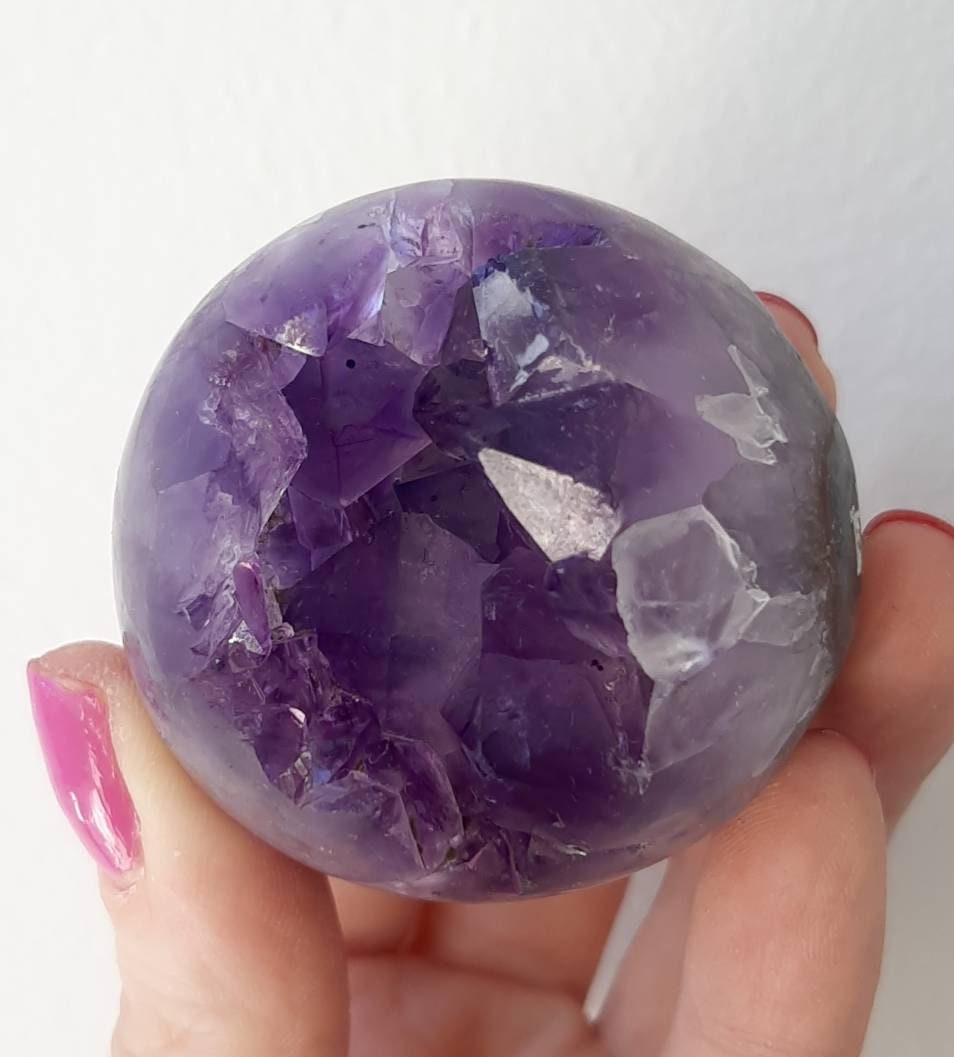 Amethyst geode sphere