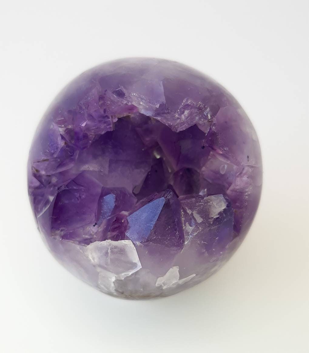 Amethyst geode sphere