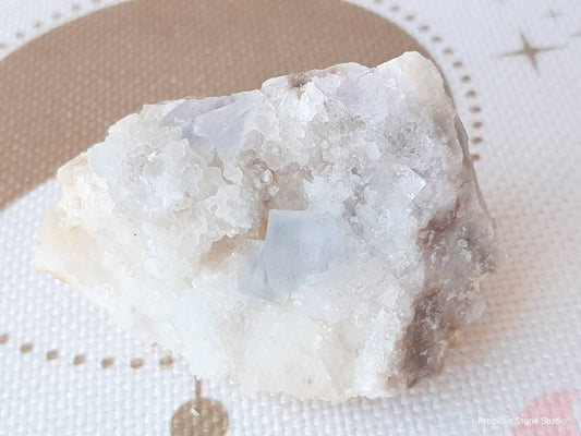 Fluorite crystal cluster