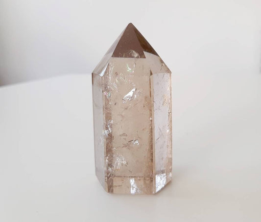 Smoky quartz tower