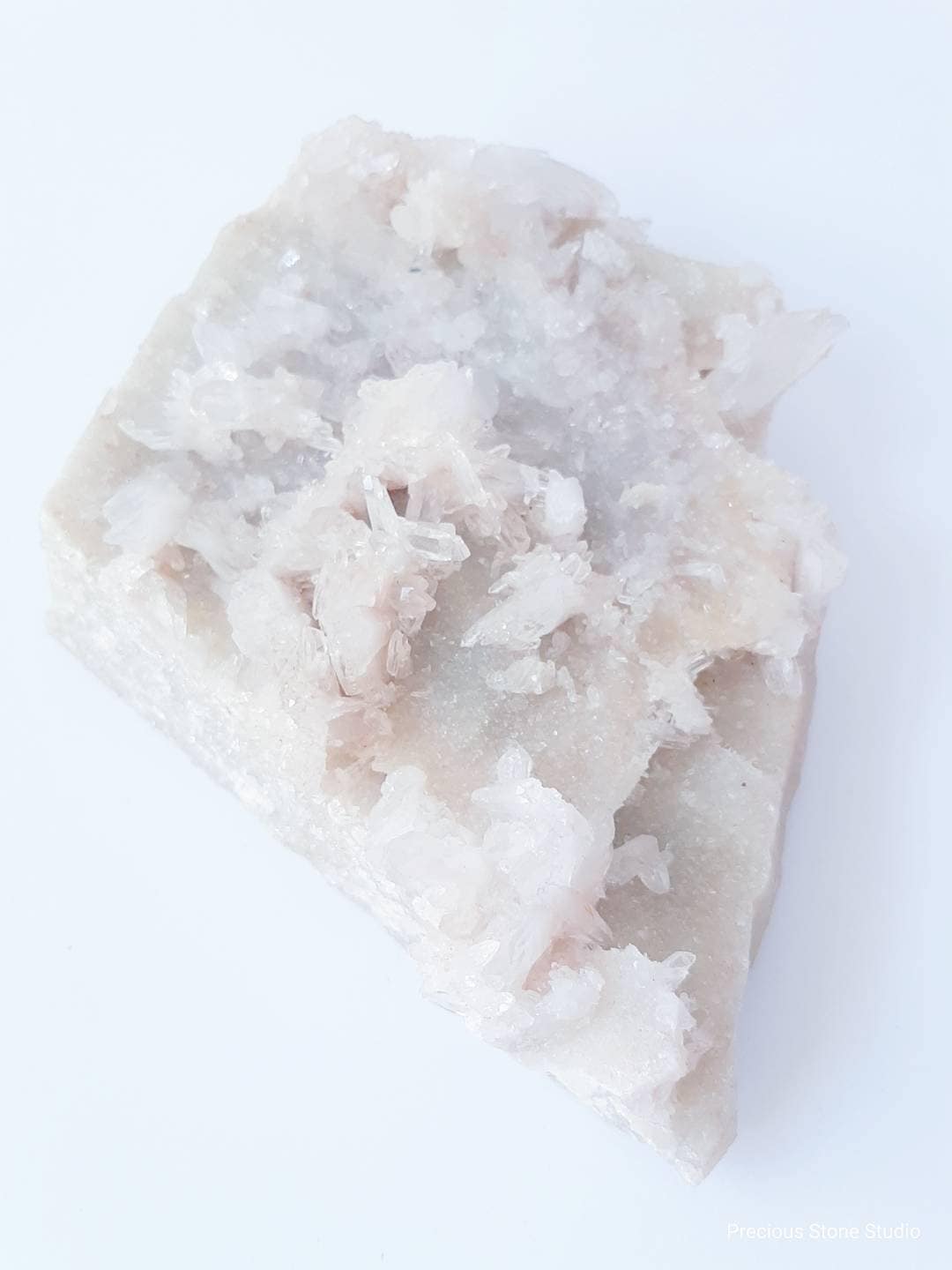 Chlorite included pink Himalayan quartz