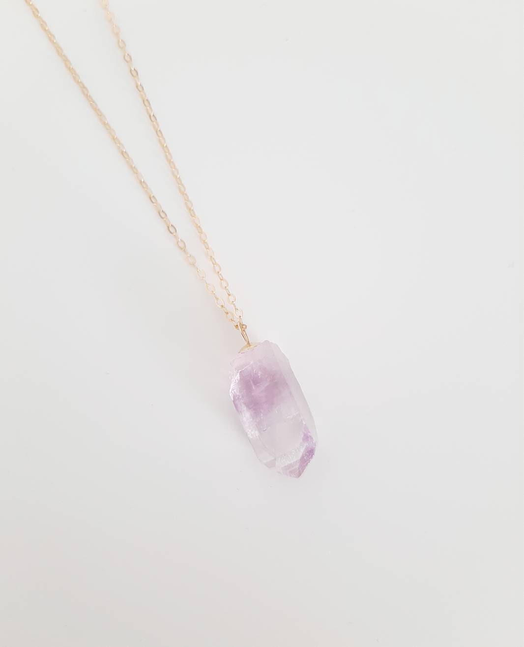 Vera Cruz amethyst crystal necklace