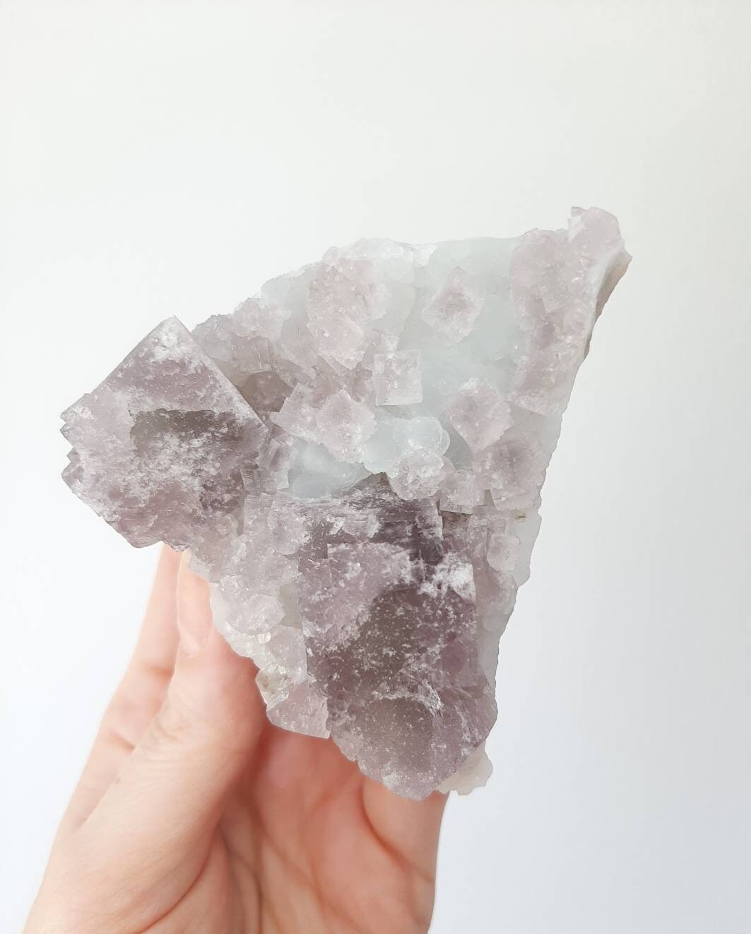 Fluorite & botryoidal chalcedony