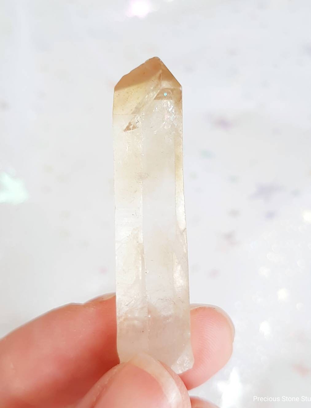 Natural citrine point