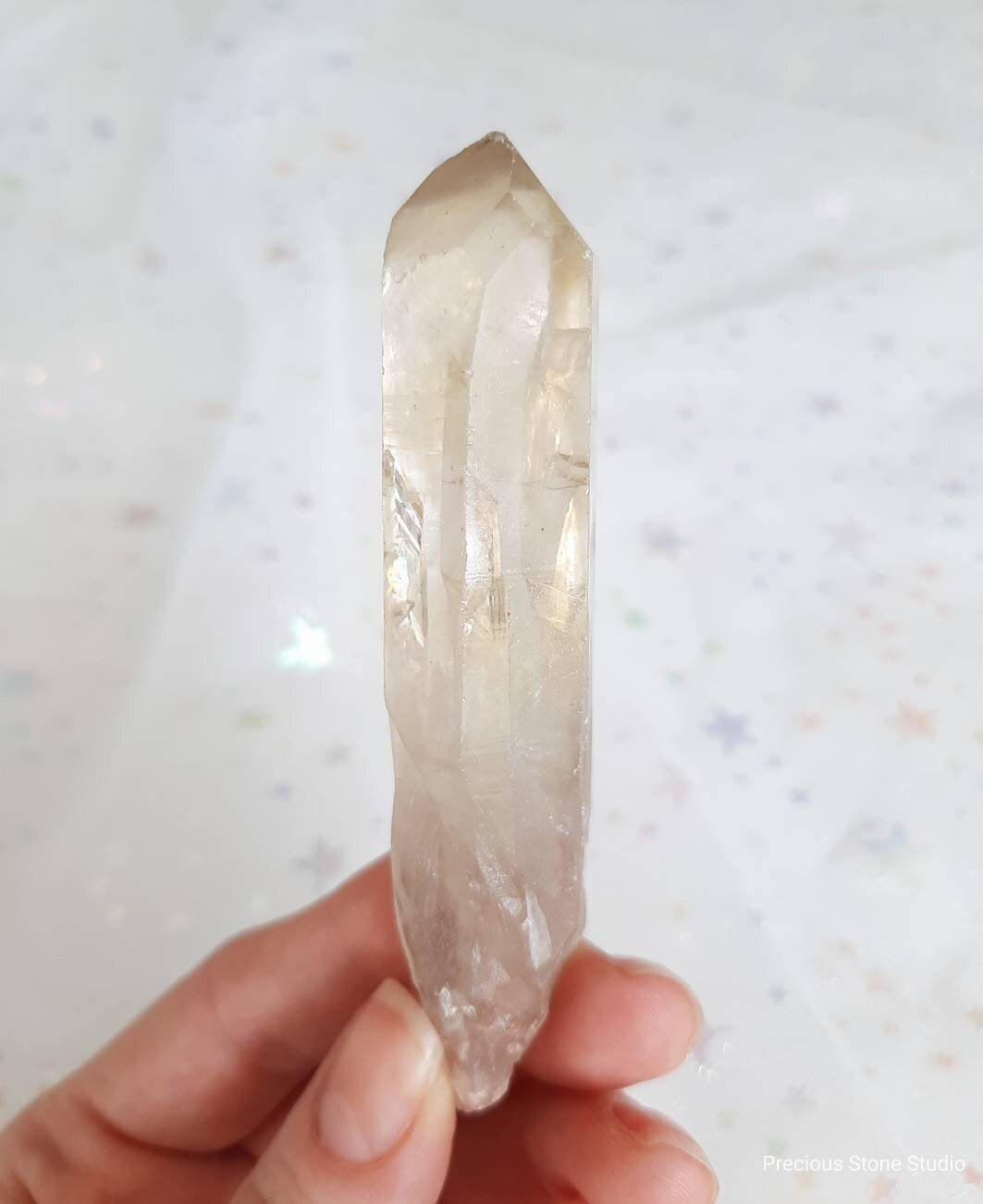 Natural citrine point