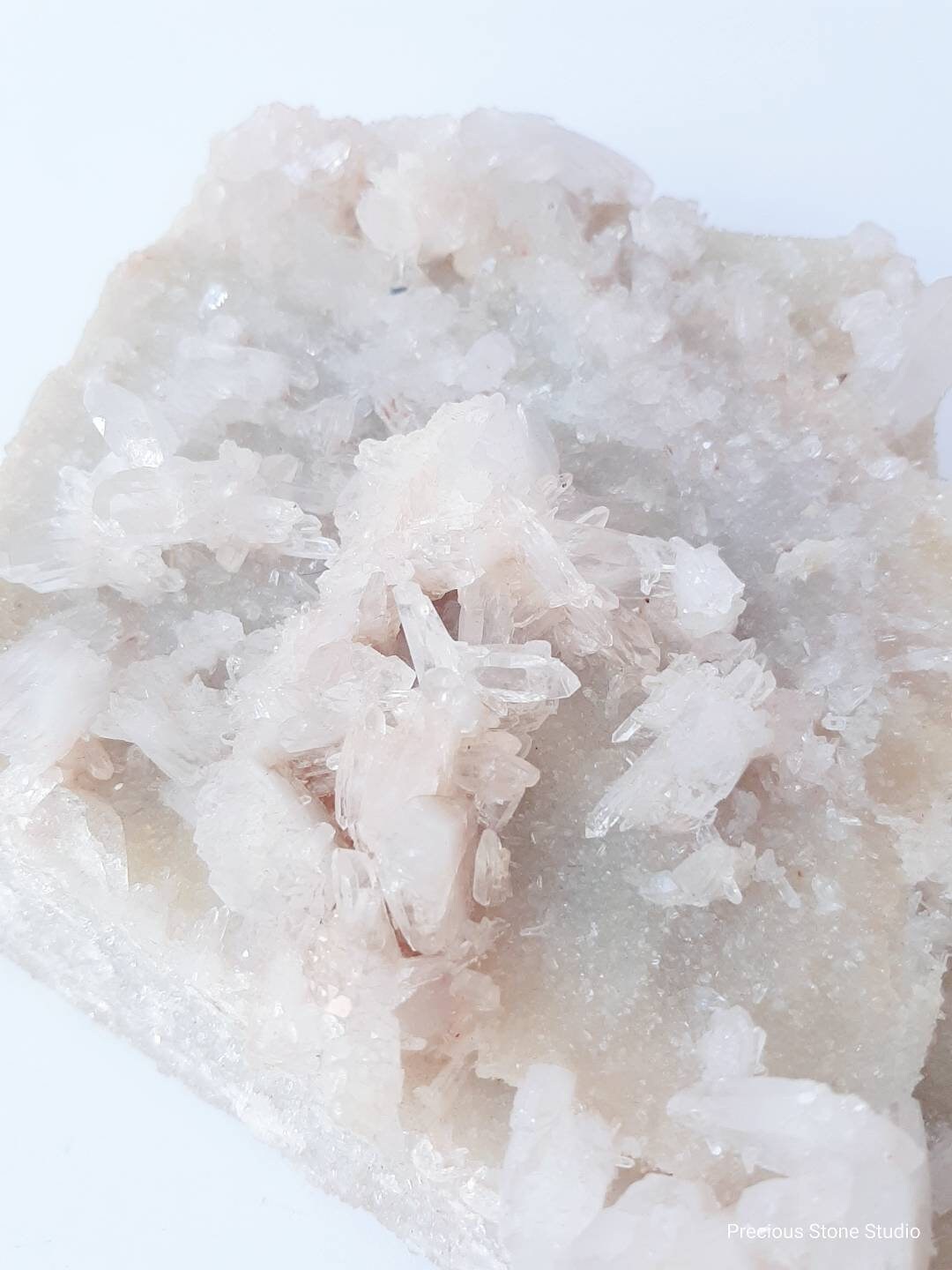 Chlorite included pink Himalayan quartz