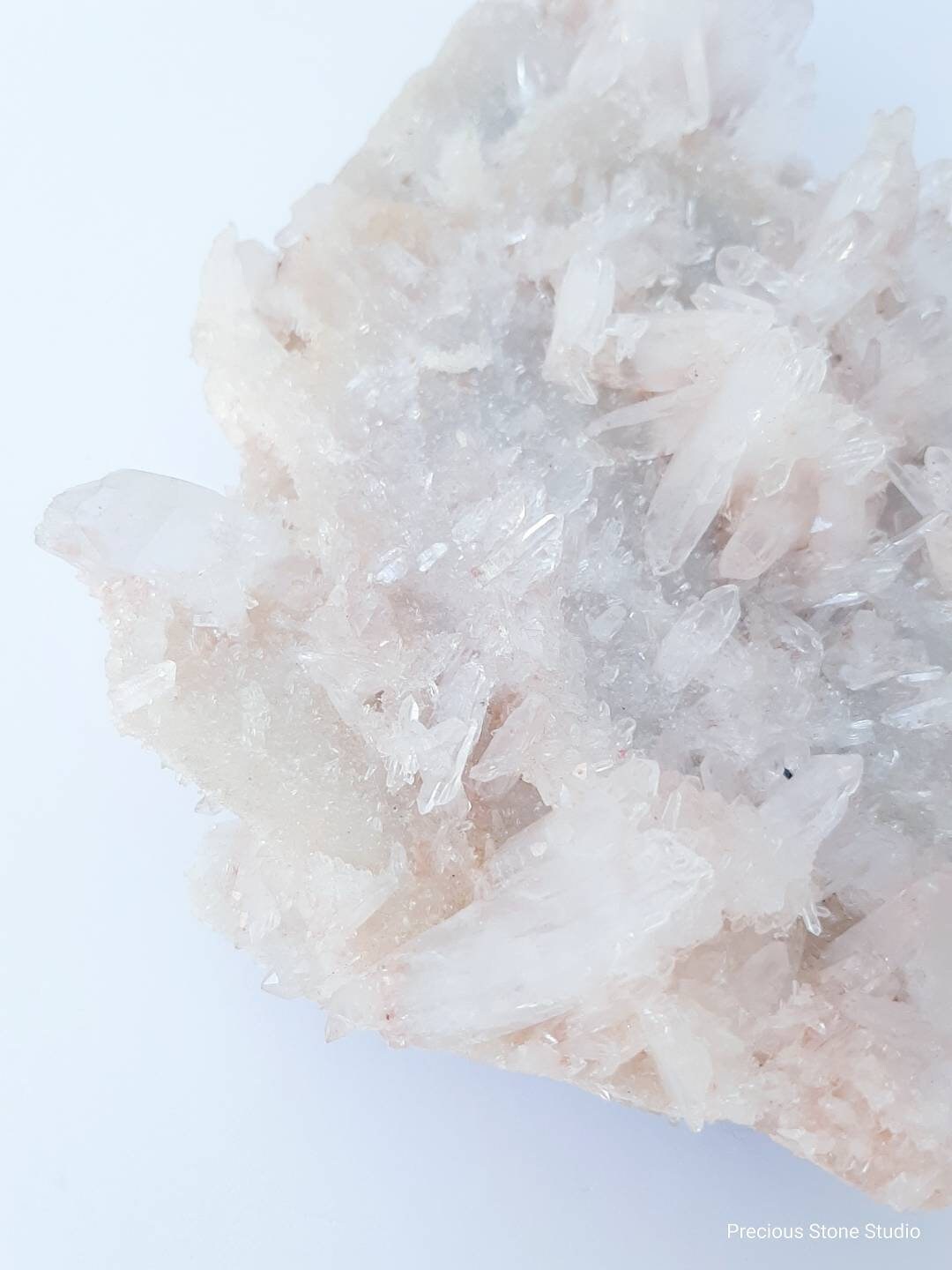 Chlorite included pink Himalayan quartz