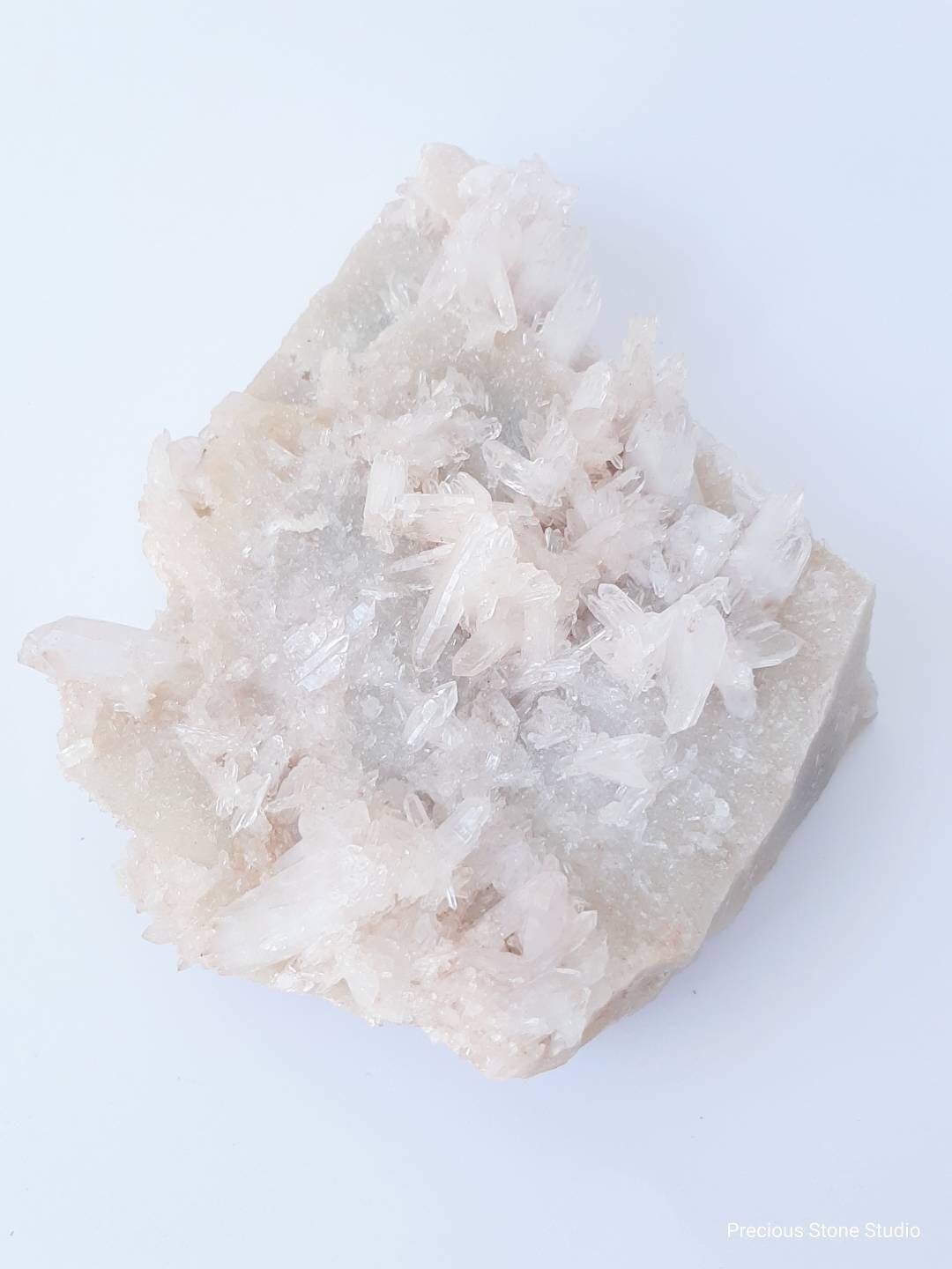 Chlorite included pink Himalayan quartz