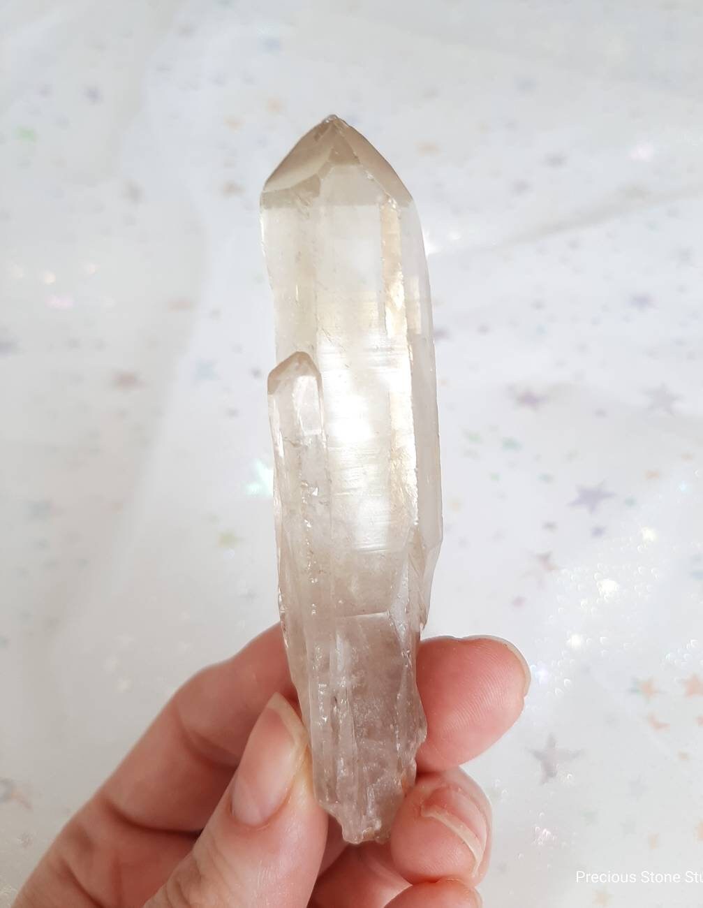 Natural citrine point