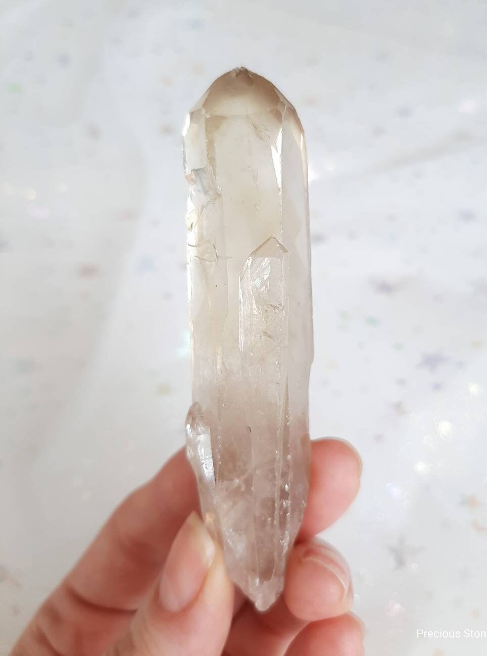 Natural citrine point