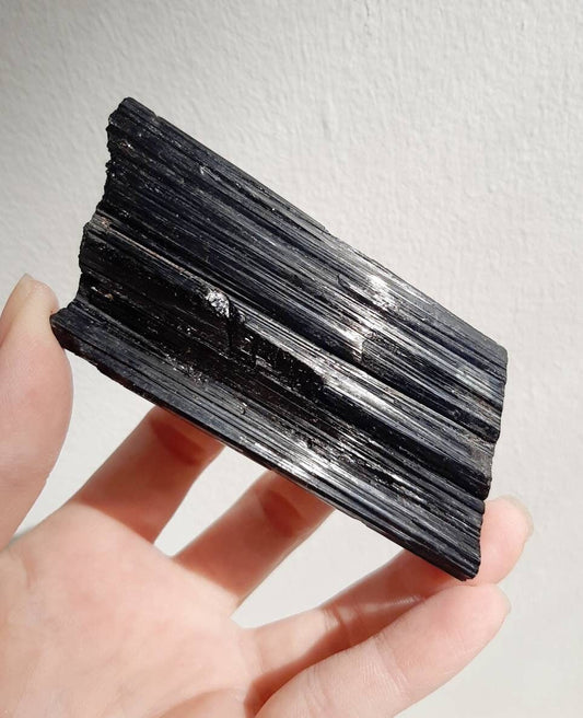 Shimmering black tourmaline