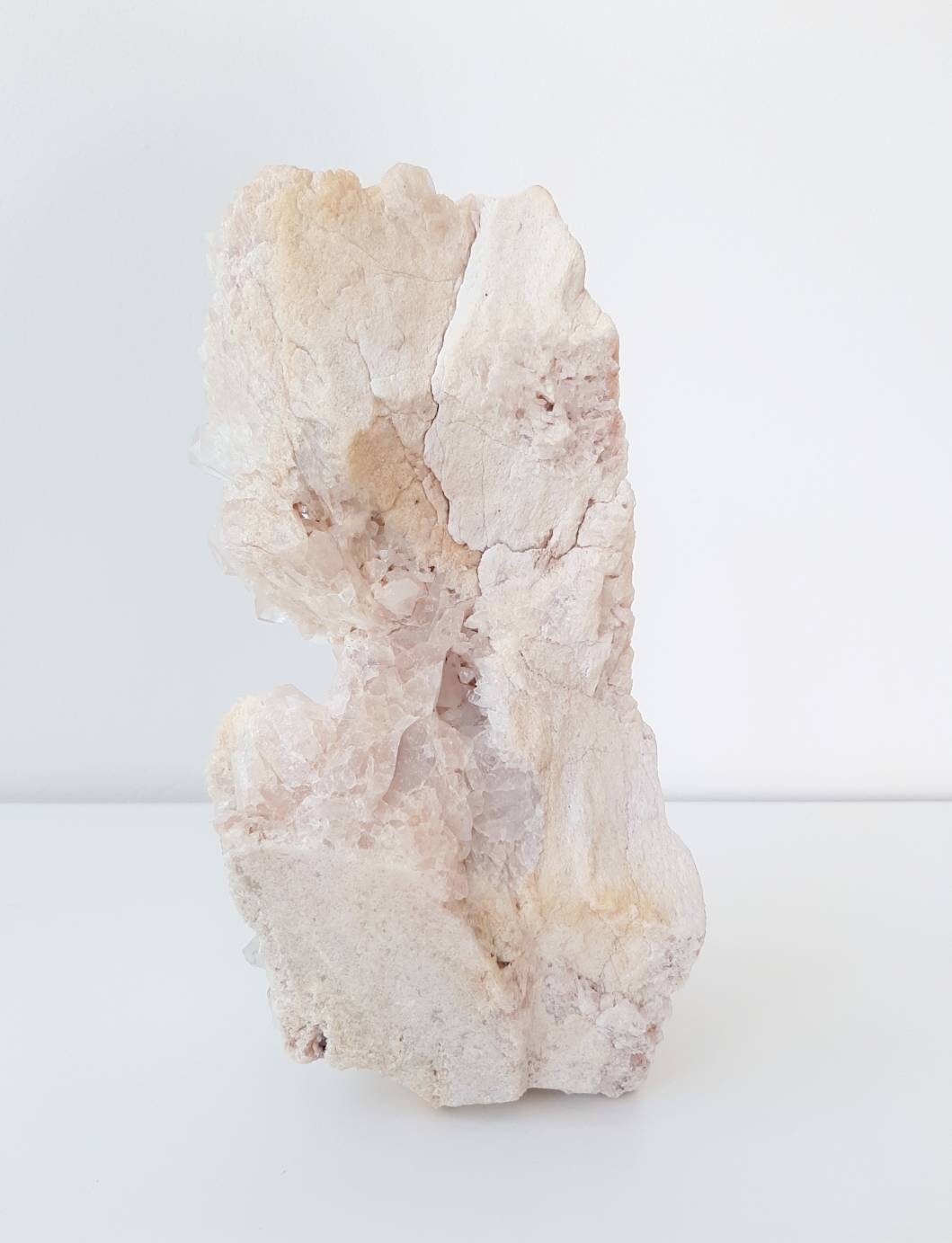 Pink Himalayan quartz cluster