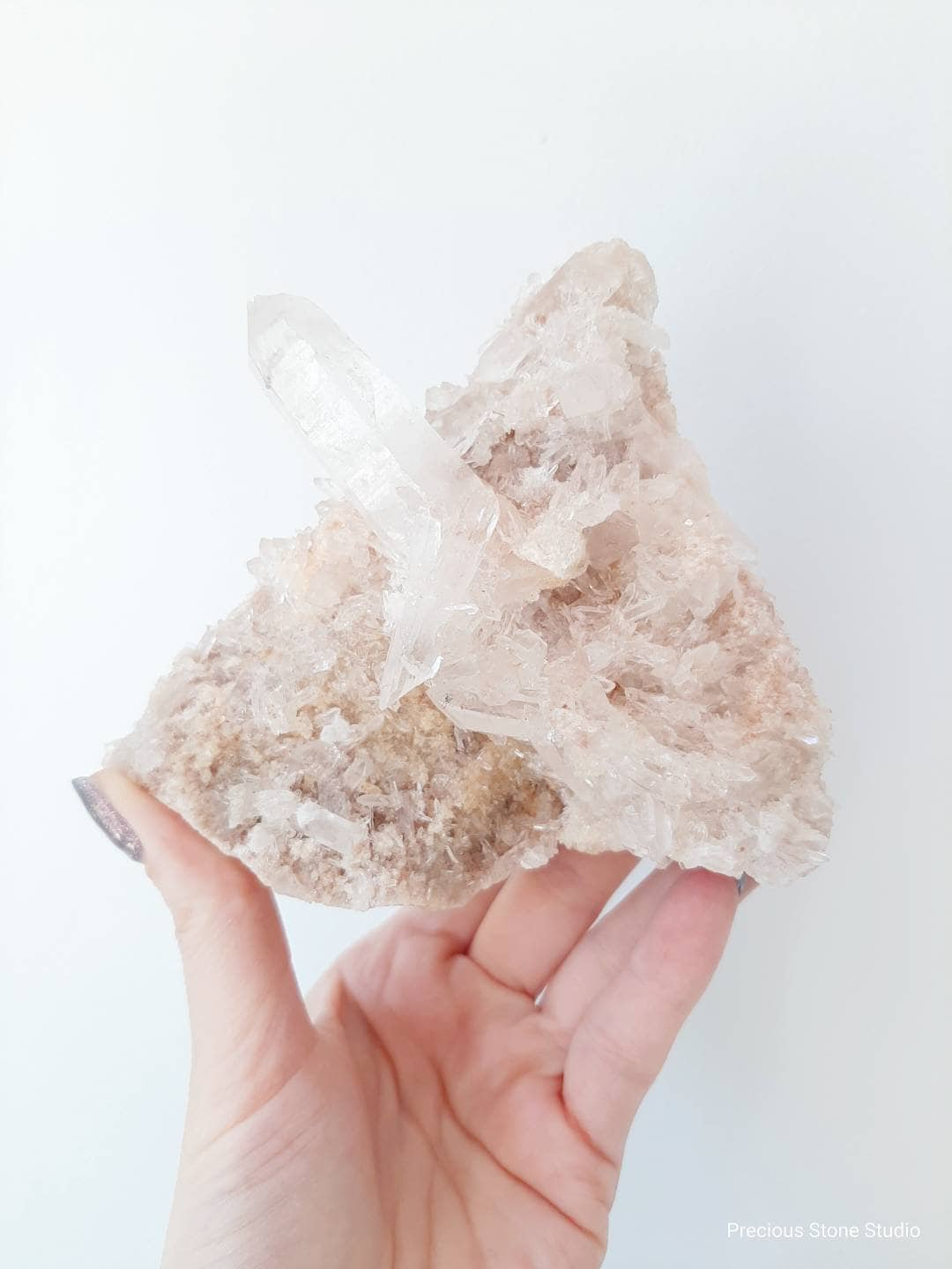 Pink Himalayan quartz