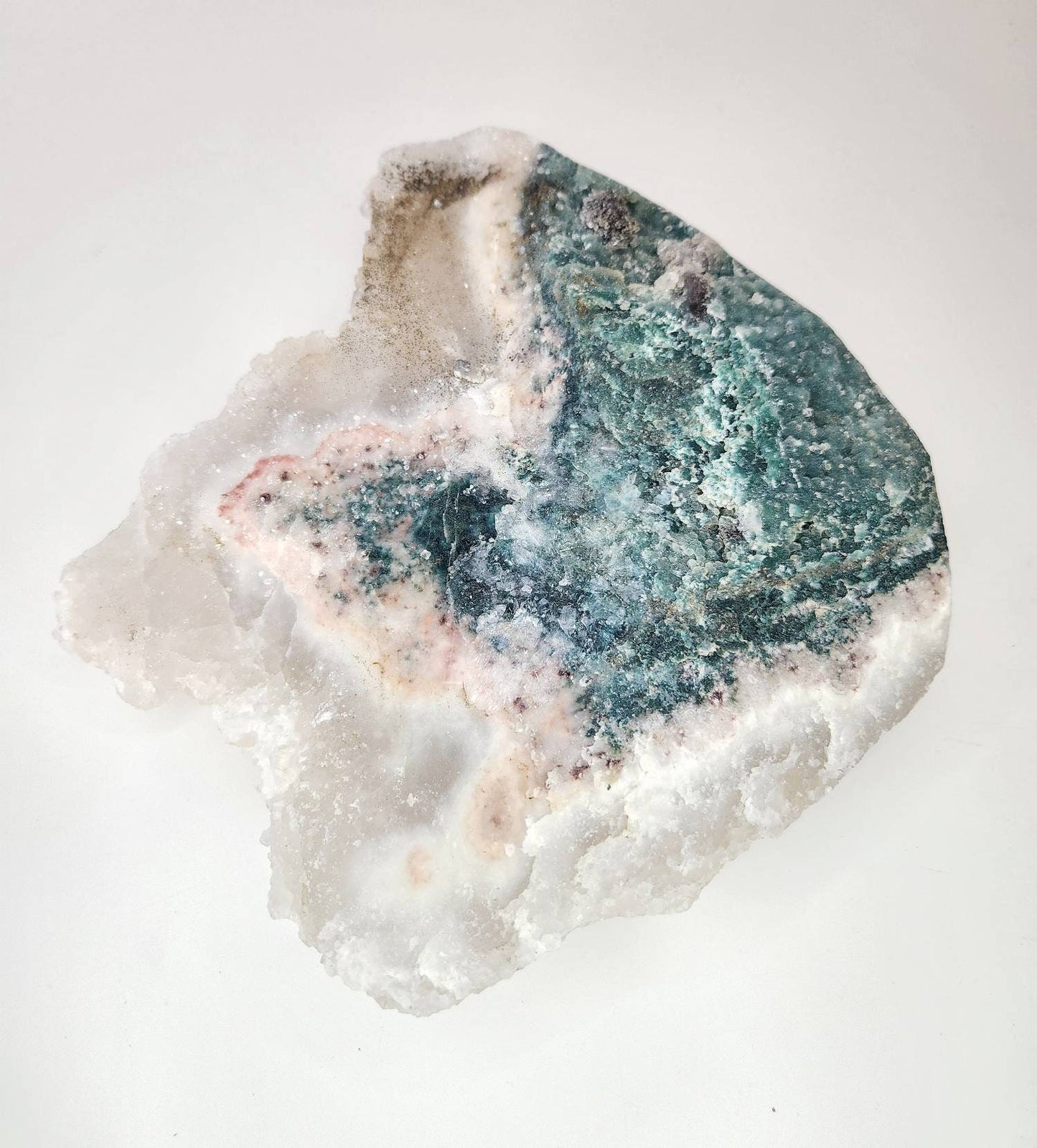 Chalcedony & apophyllite crystal