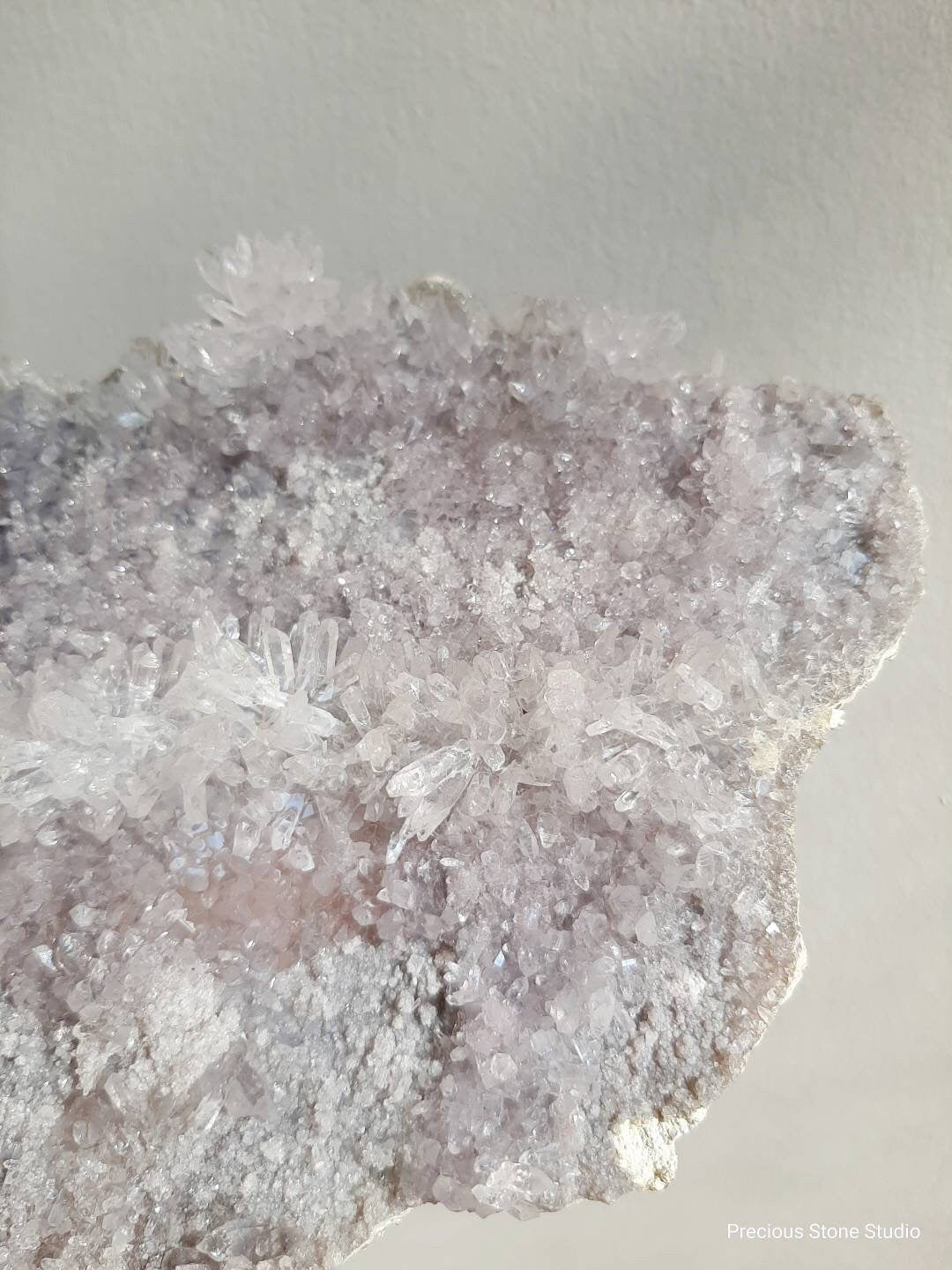 Flower & sugar amethyst formation