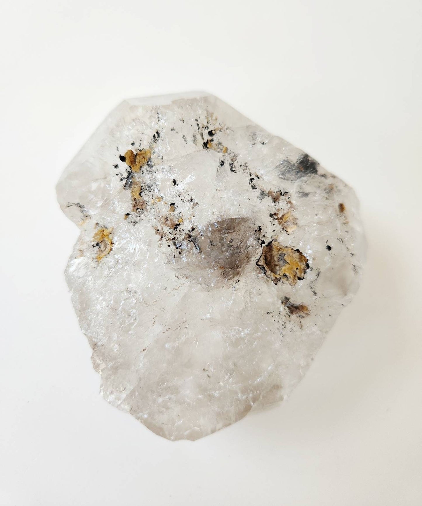 Rainbow Herkimer diamond